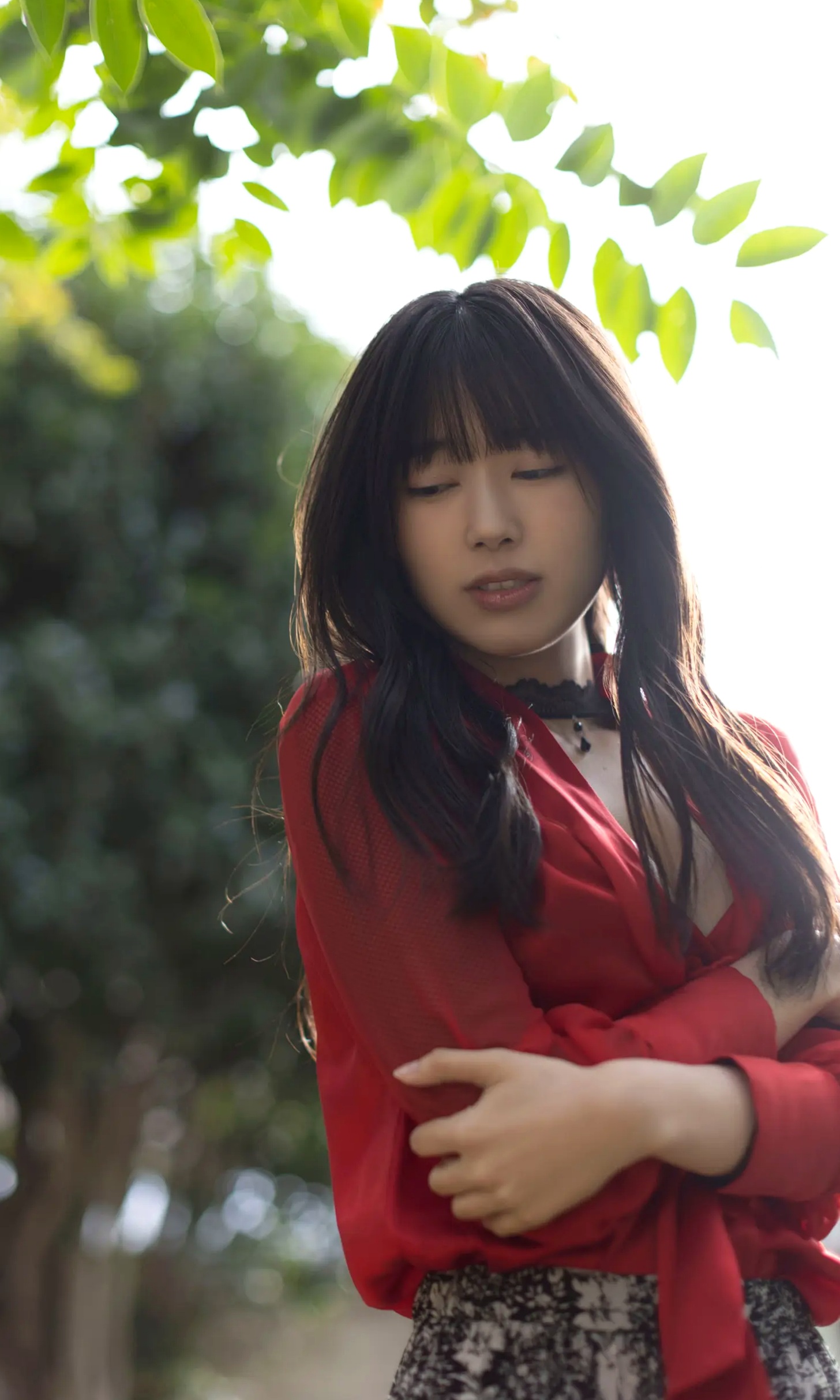 杉本愛莉鈴 - 花弁の誘惑 日本美模特性感黑色蕾丝内衣私房写真