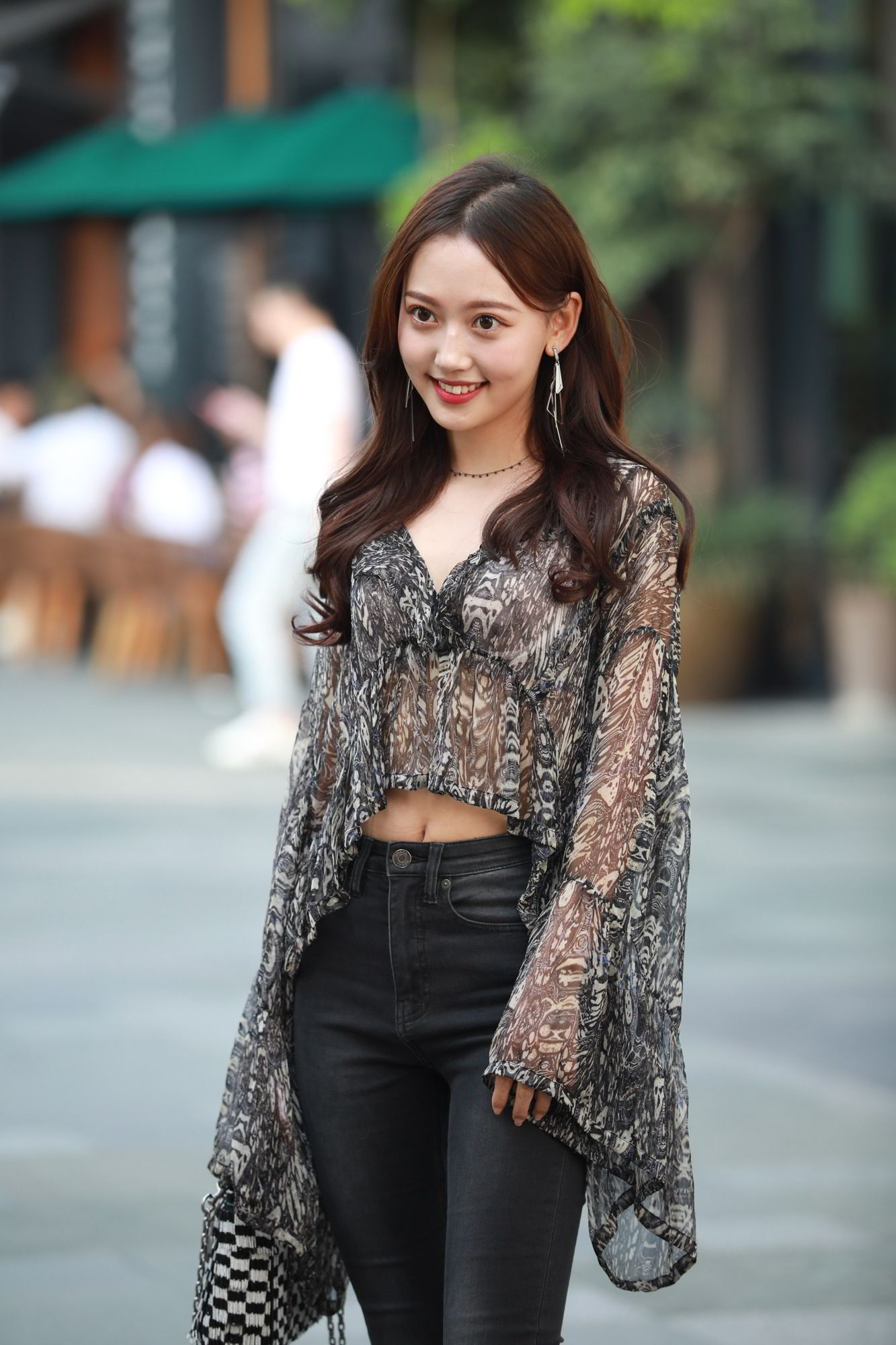 云小朵- 成都街拍高颜值清新小仙女