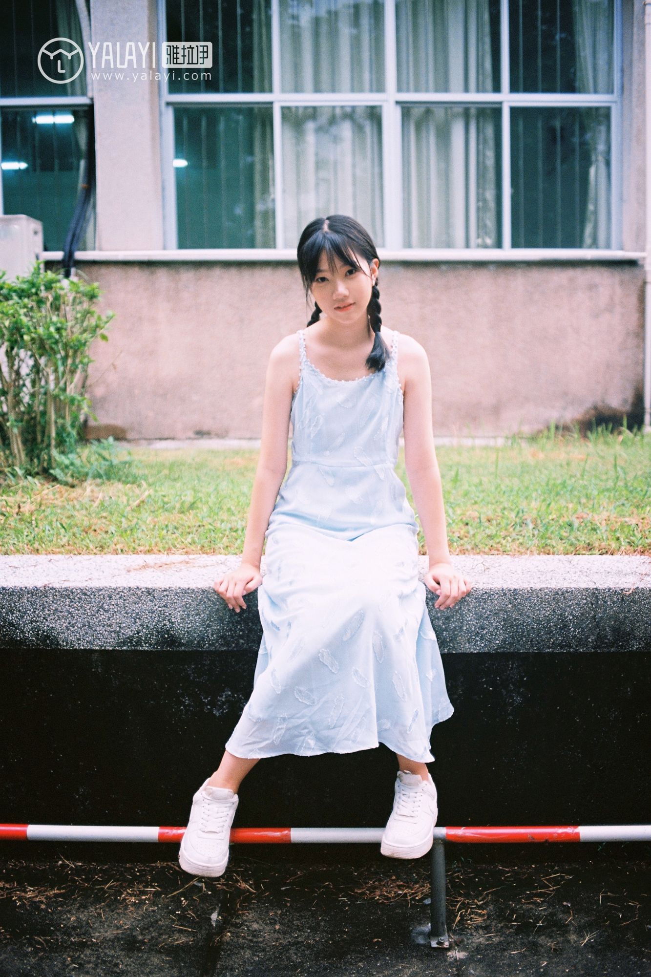 [YALAYI雅拉伊]高清写真图 2019.02.28 No.082 绿喜青花 Doubleyu