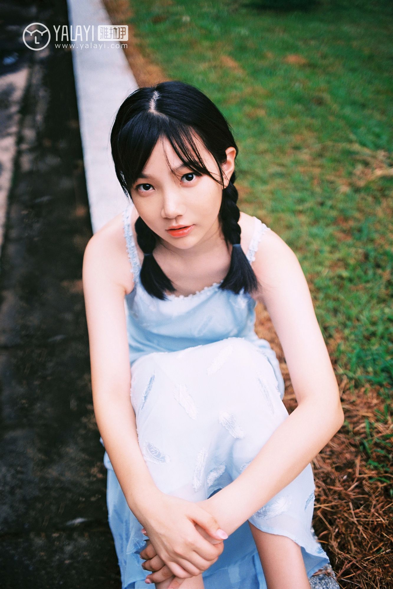[YALAYI雅拉伊]高清写真图 2019.02.28 No.082 绿喜青花 Doubleyu
