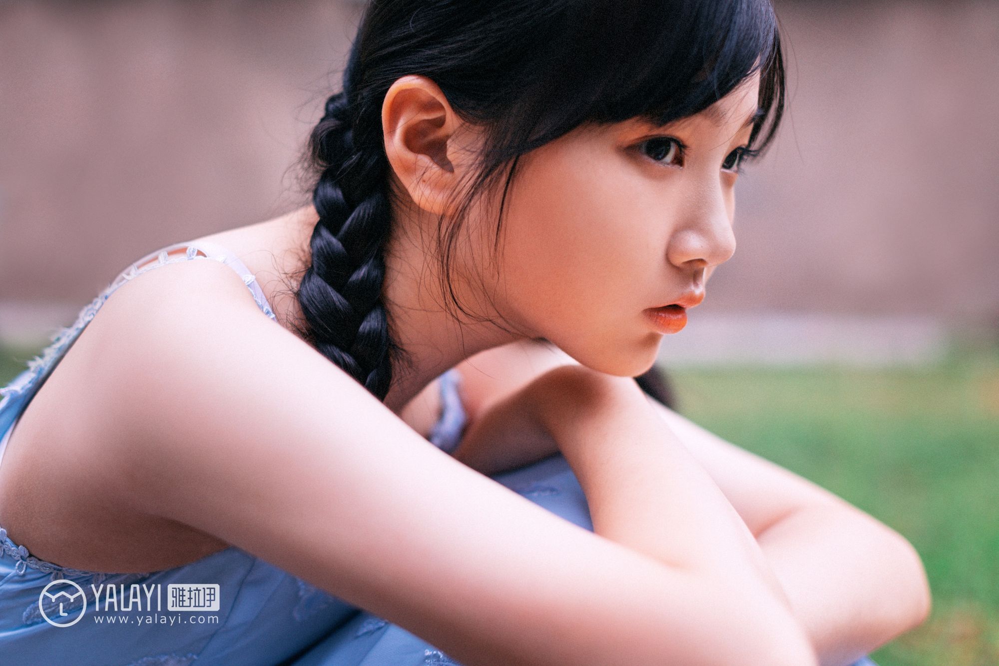 [YALAYI雅拉伊]高清写真图 2019.02.28 No.082 绿喜青花 Doubleyu