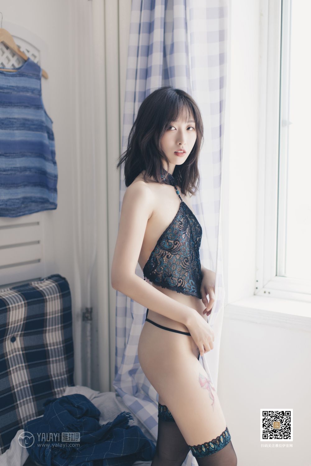 [YALAYI雅拉伊]高清写真图 2019.09.07 No.393 丝情袜意 佳佳