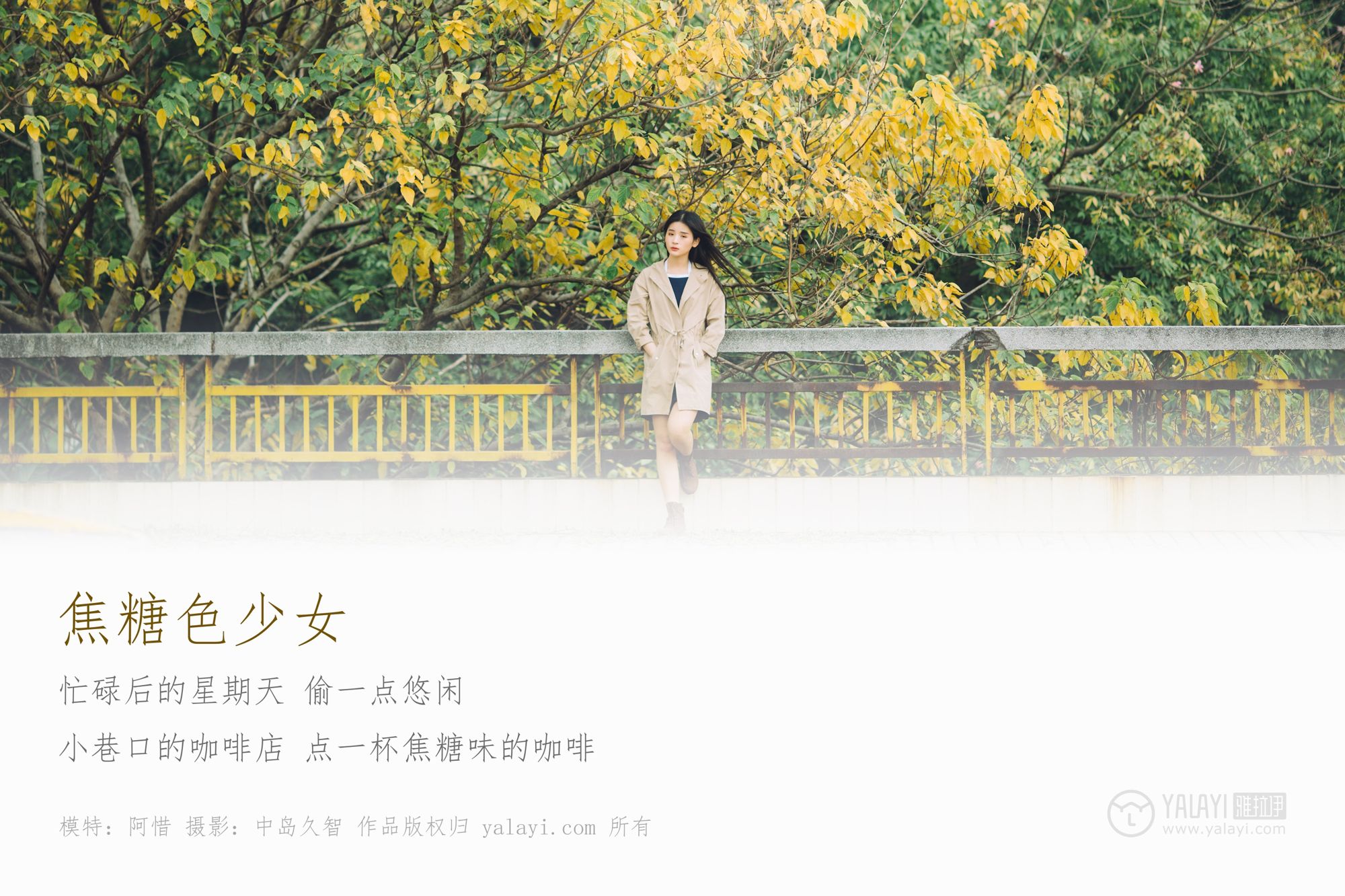 [YALAYI雅拉伊]高清写真图 2019.01.30 No.179 焦糖色少女 阿惜