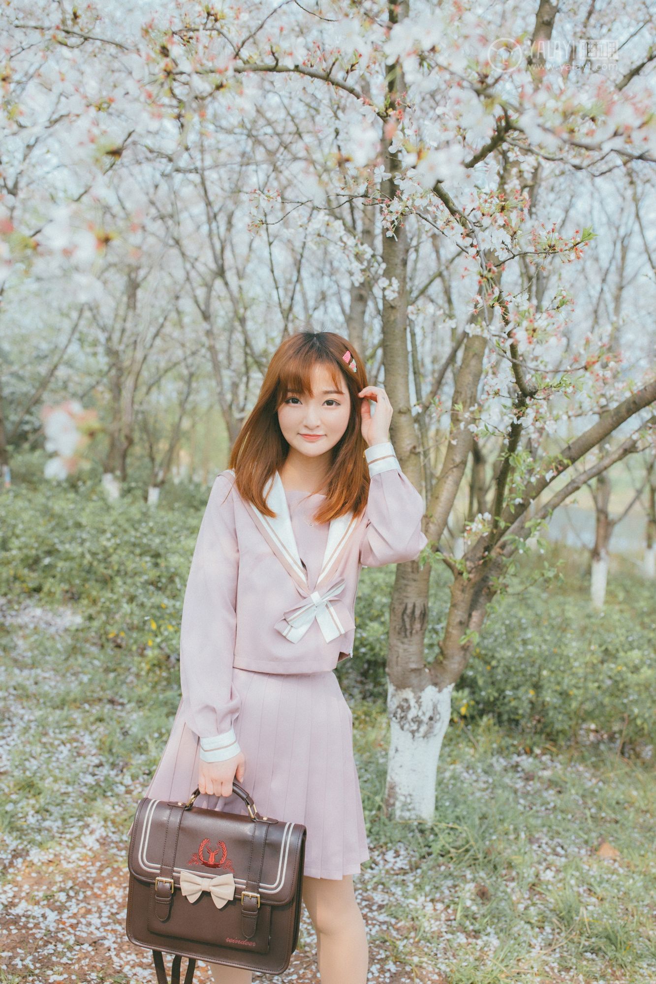[YALAYI雅拉伊]高清写真图 2019.04.15 No.246 樱花樱花想见你 团团