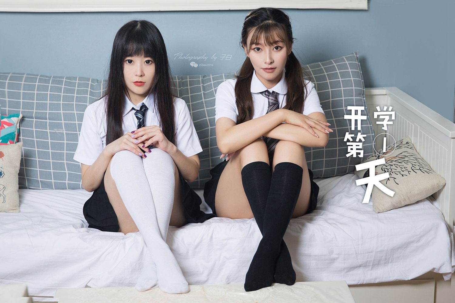 [TouTiao头条女神]高清写真图 2019.09.07 开学第一天 索菲