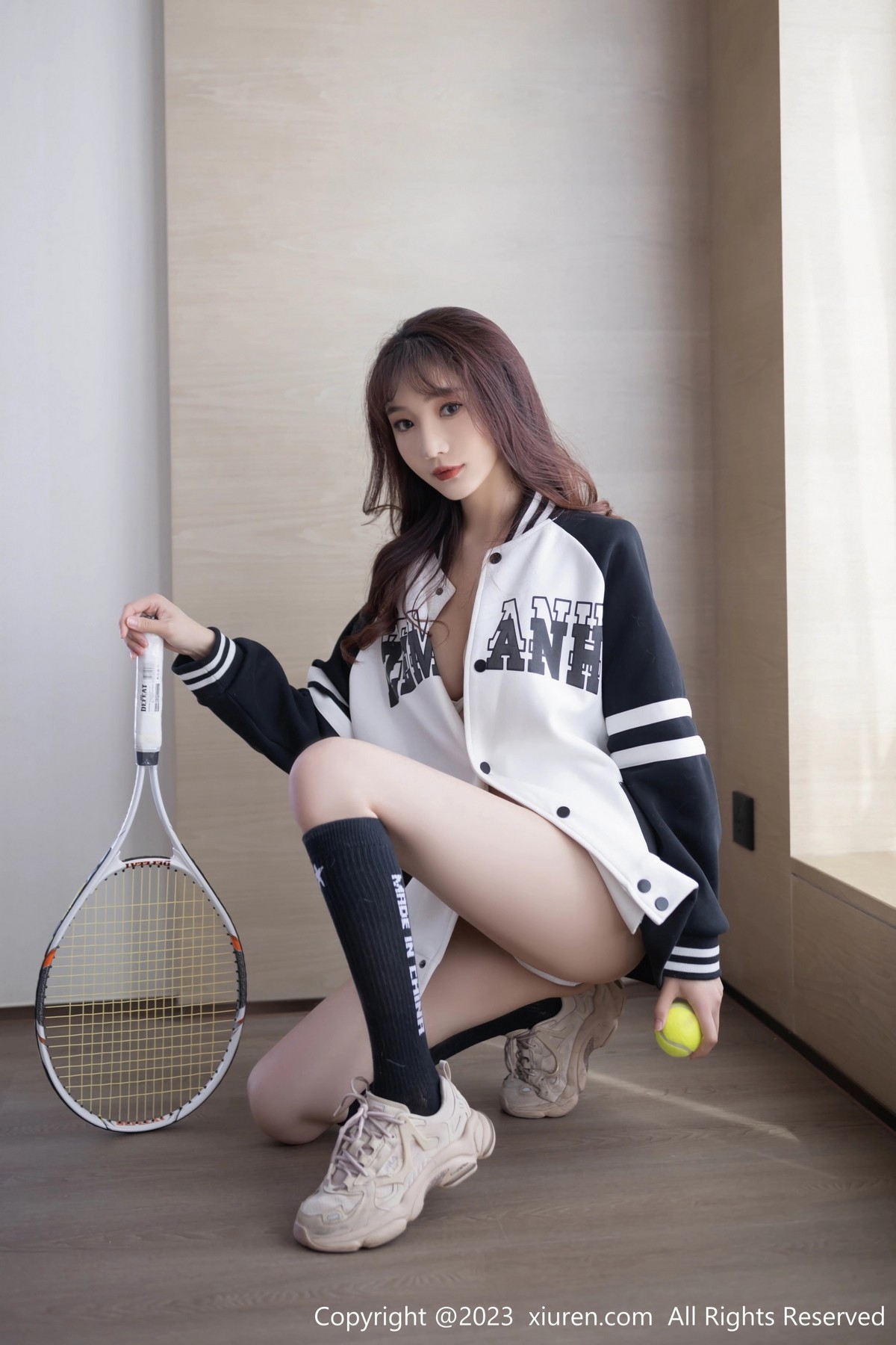 [XiuRen]高清写真图 2023.06.08 No.6884 陆萱萱 网球美腿
