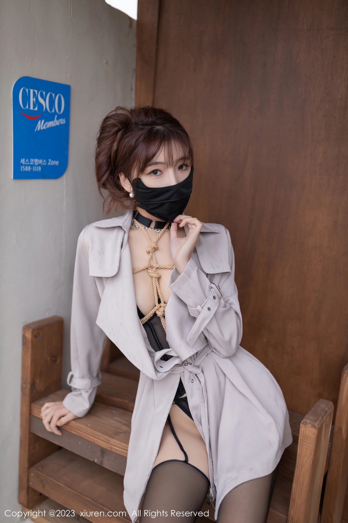 [XiuRen]高清写真图 2023.10.19 No.7538 陆萱萱 黑丝美腿