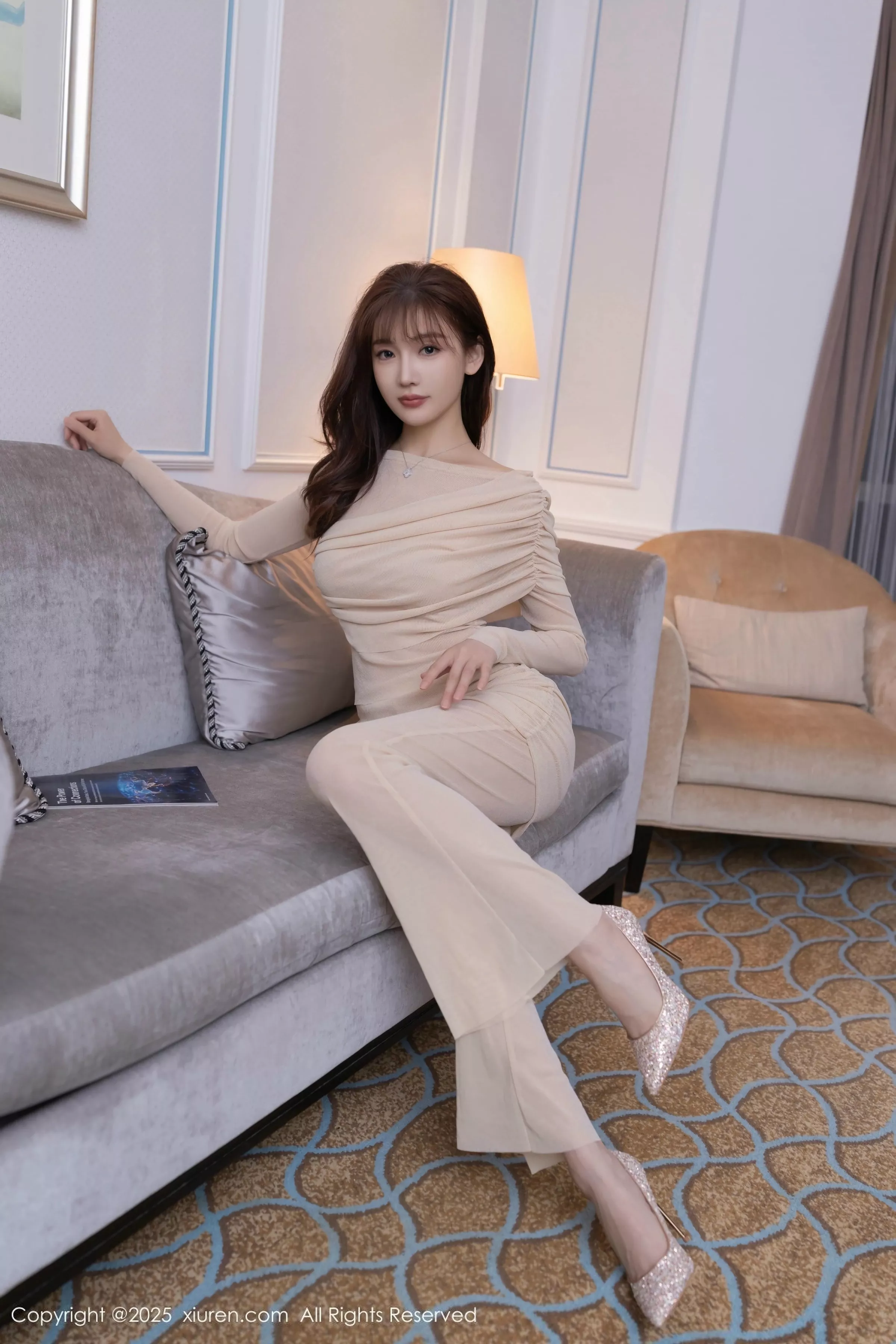 [XiuRen]高清写真图 2025.06.19 No.10436 陆萱萱 白色情趣