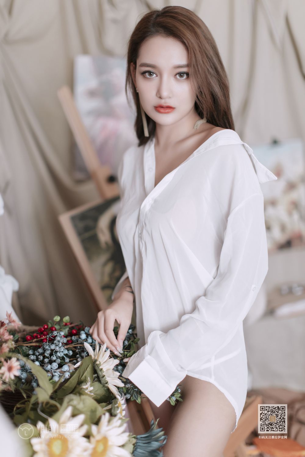 [YALAYI雅拉伊]高清写真图 2019.09.12 Vol.398 如雪如霜 刘子炀