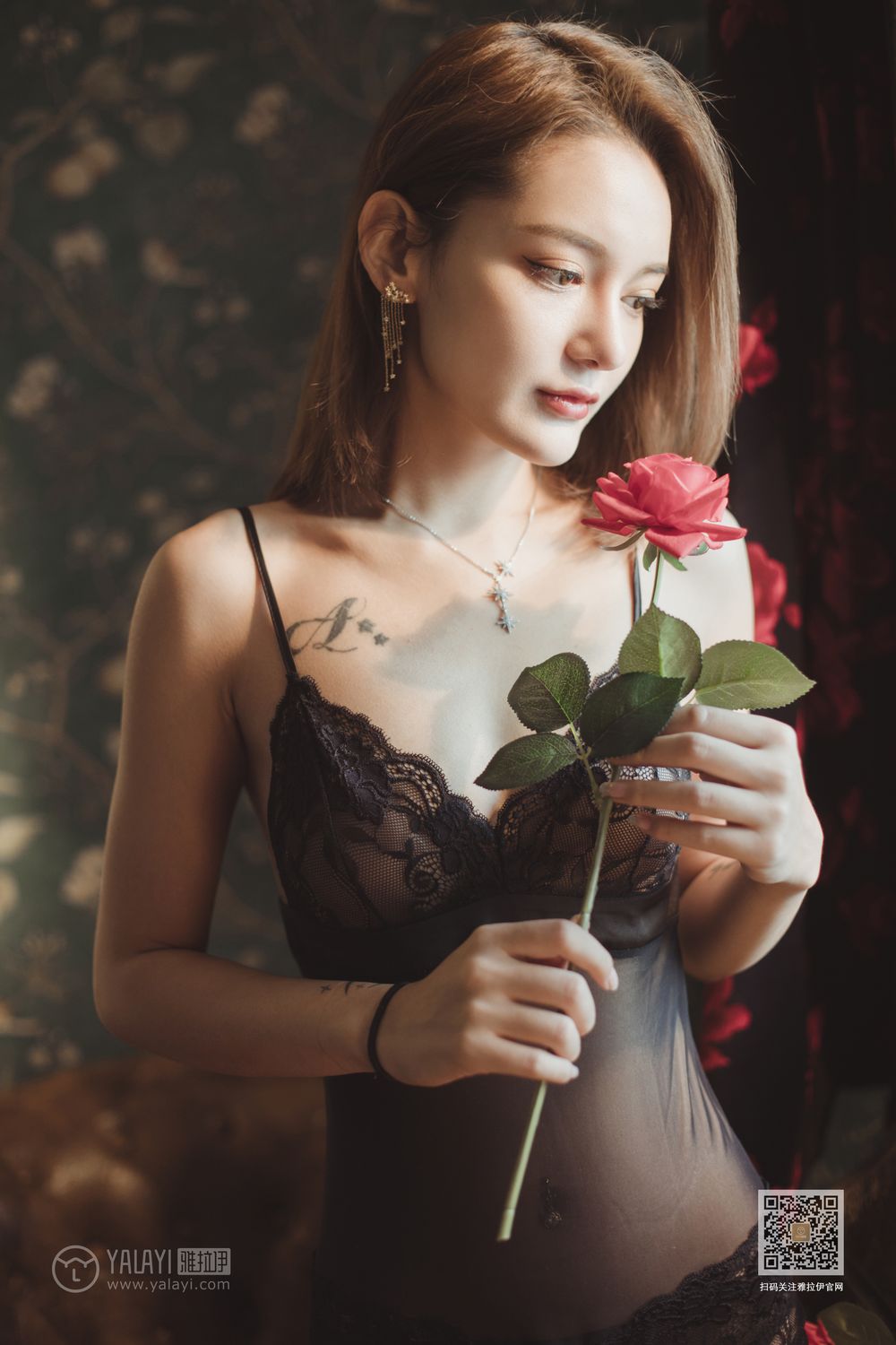 [YALAYI雅拉伊]高清写真图 2019.11.13 Vol.519 绿里蔷薇 刘子炀