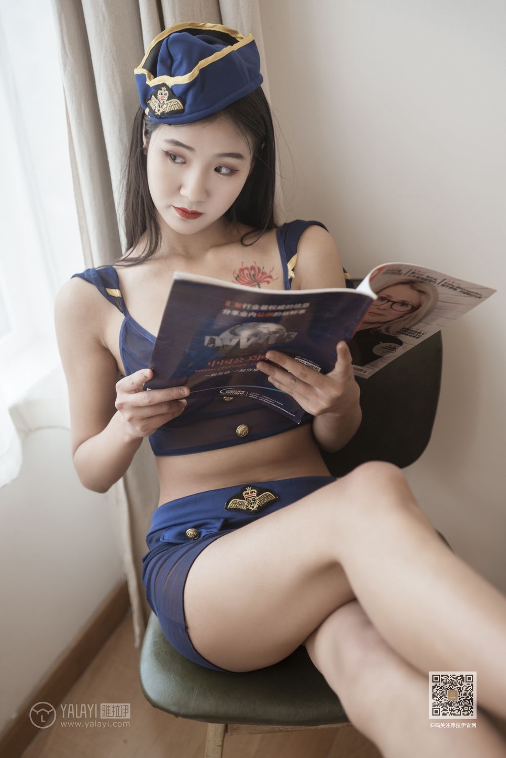 [YALAYI雅拉伊]高清写真图 2020.01.10 Vol.516 空姐的另一面 诗诗