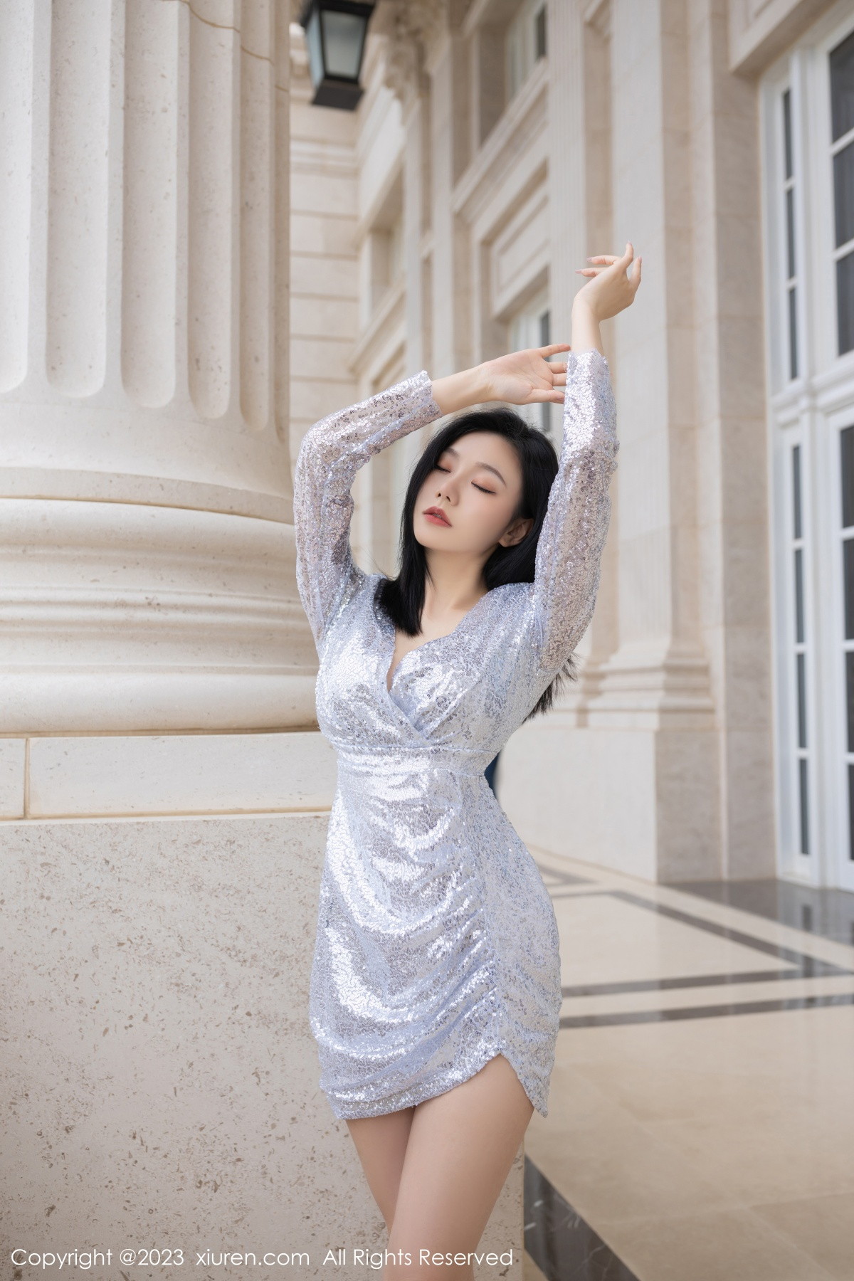 [XiuRen]高清写真图 2023.02.14 No.6264 安然anran 妩媚美腿