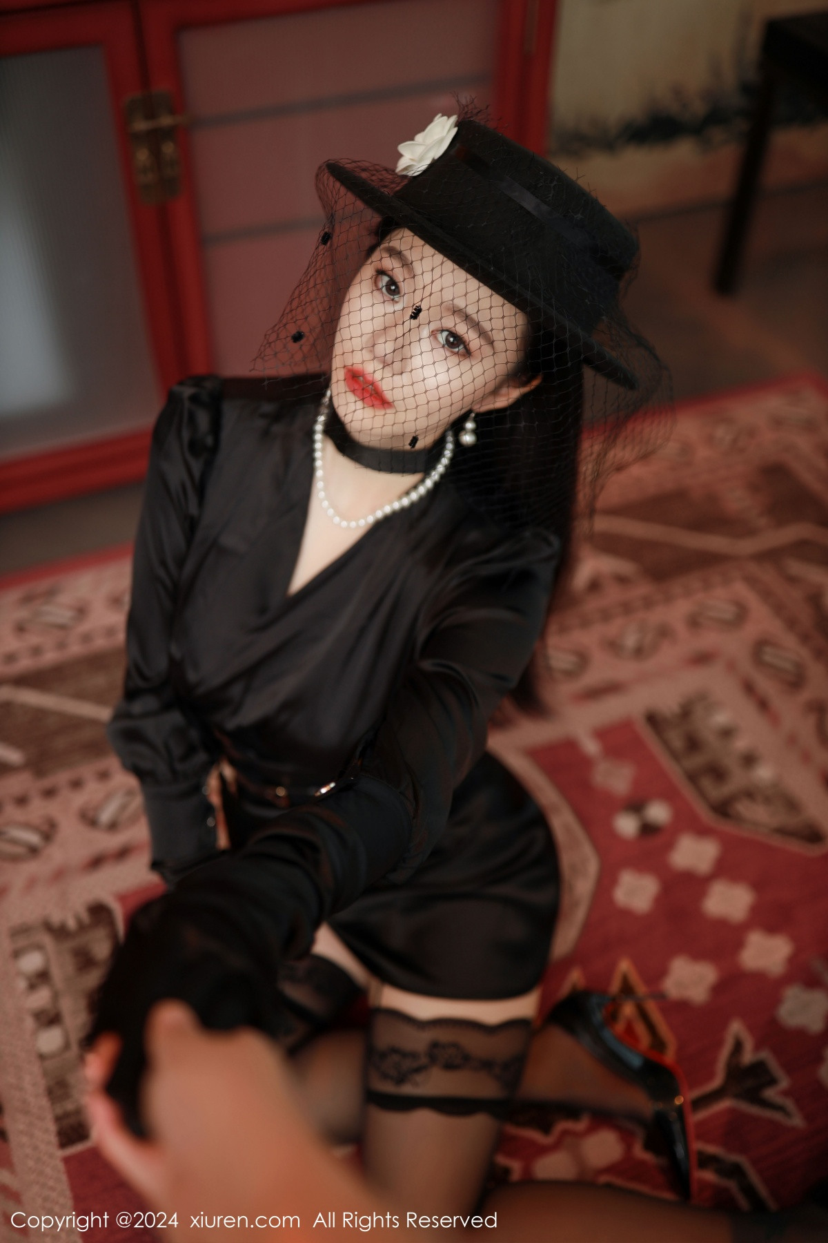 [XiuRen]高清写真图 2024.08.20 No.9041 安然anran 黑丝美臀
