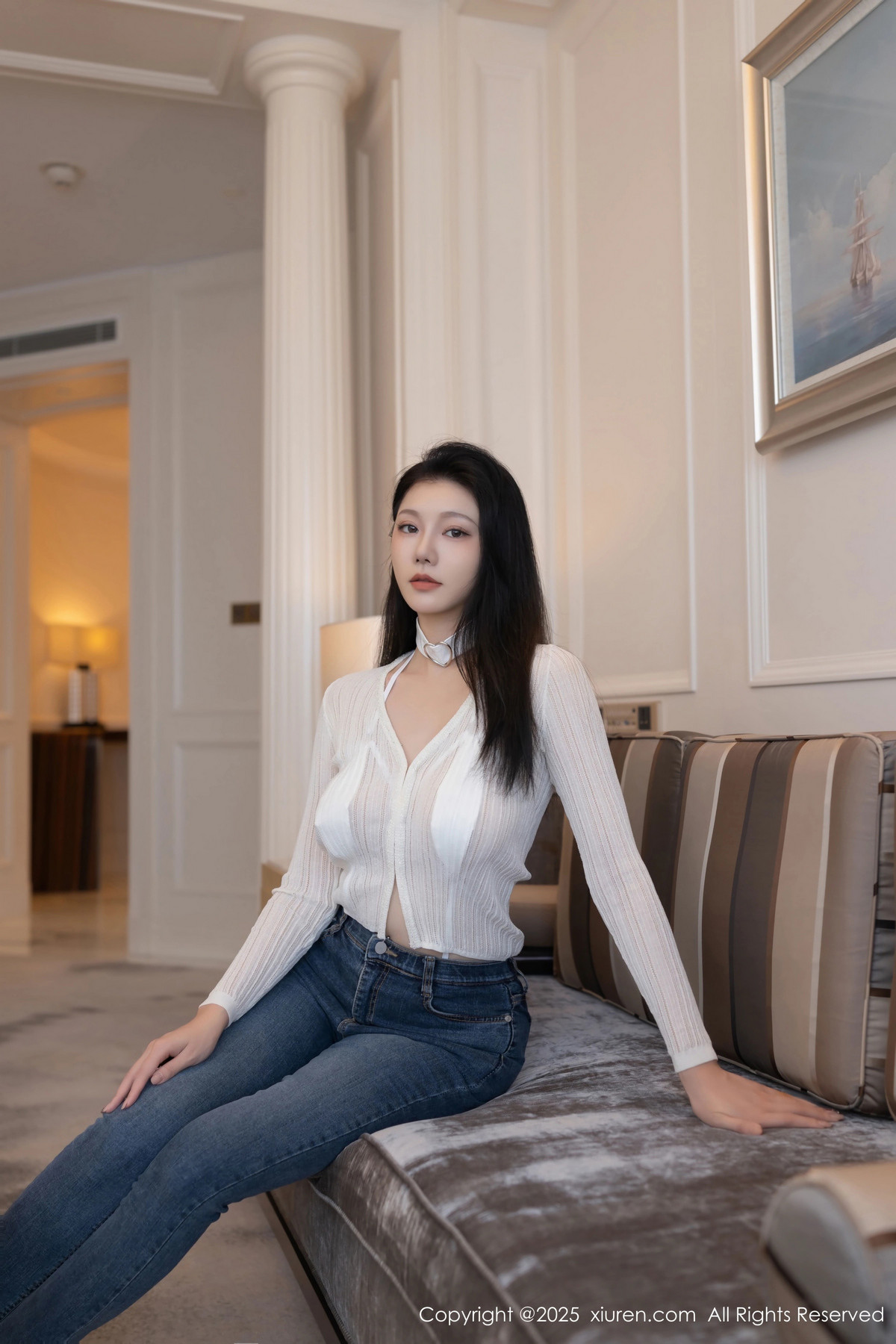[XiuRen]高清写真图 2025.02.18 No.9900 安然anran 丝袜美腿
