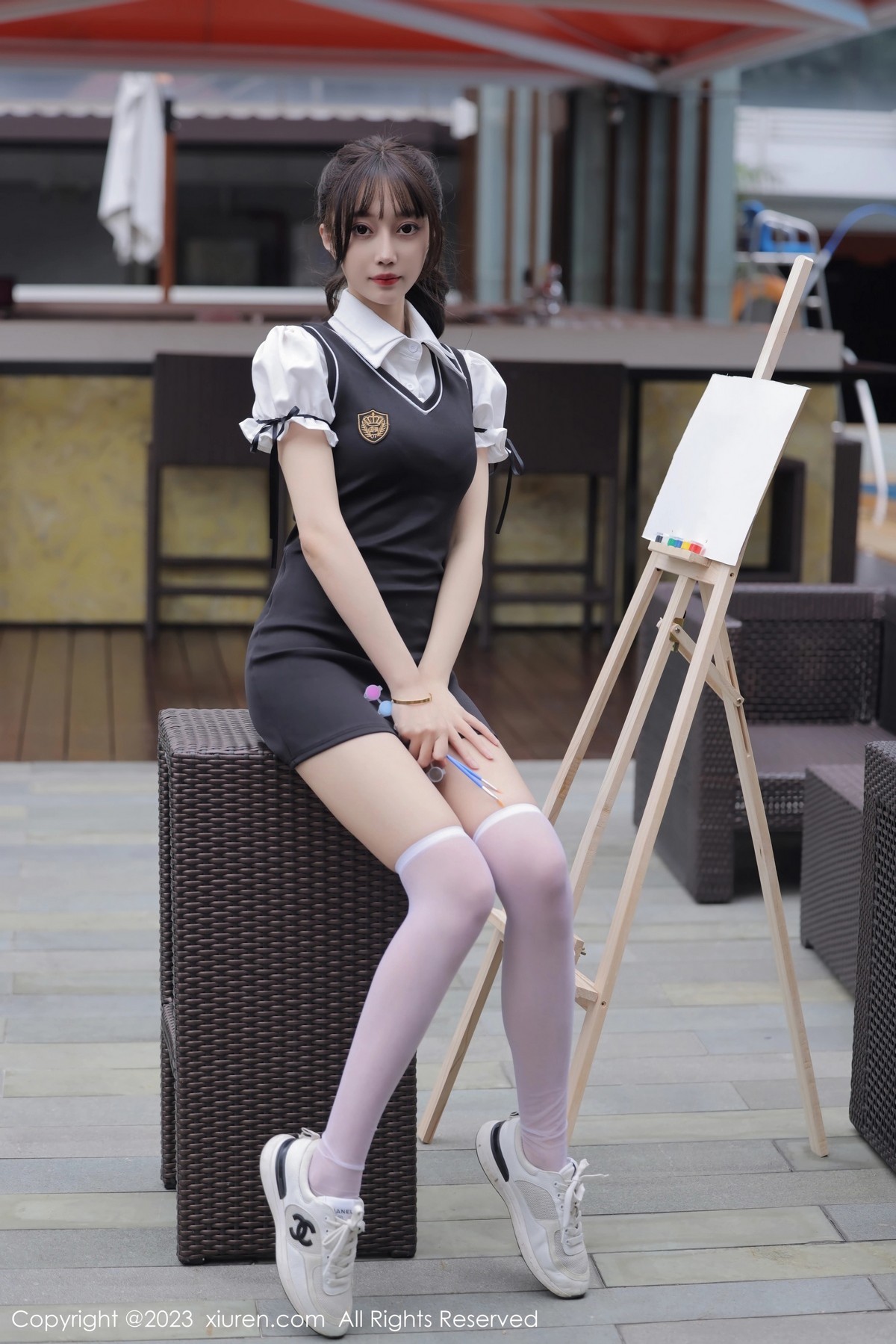 [XiuRen]高清写真图 2023.06.09 No.6889 玥儿玥er 丝袜美腿