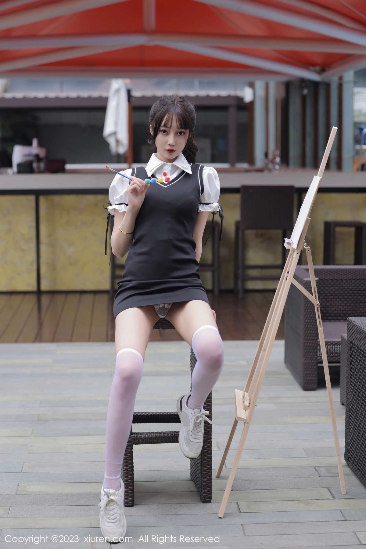 [XiuRen]高清写真图 2023.06.09 No.6889 玥儿玥er 丝袜美腿