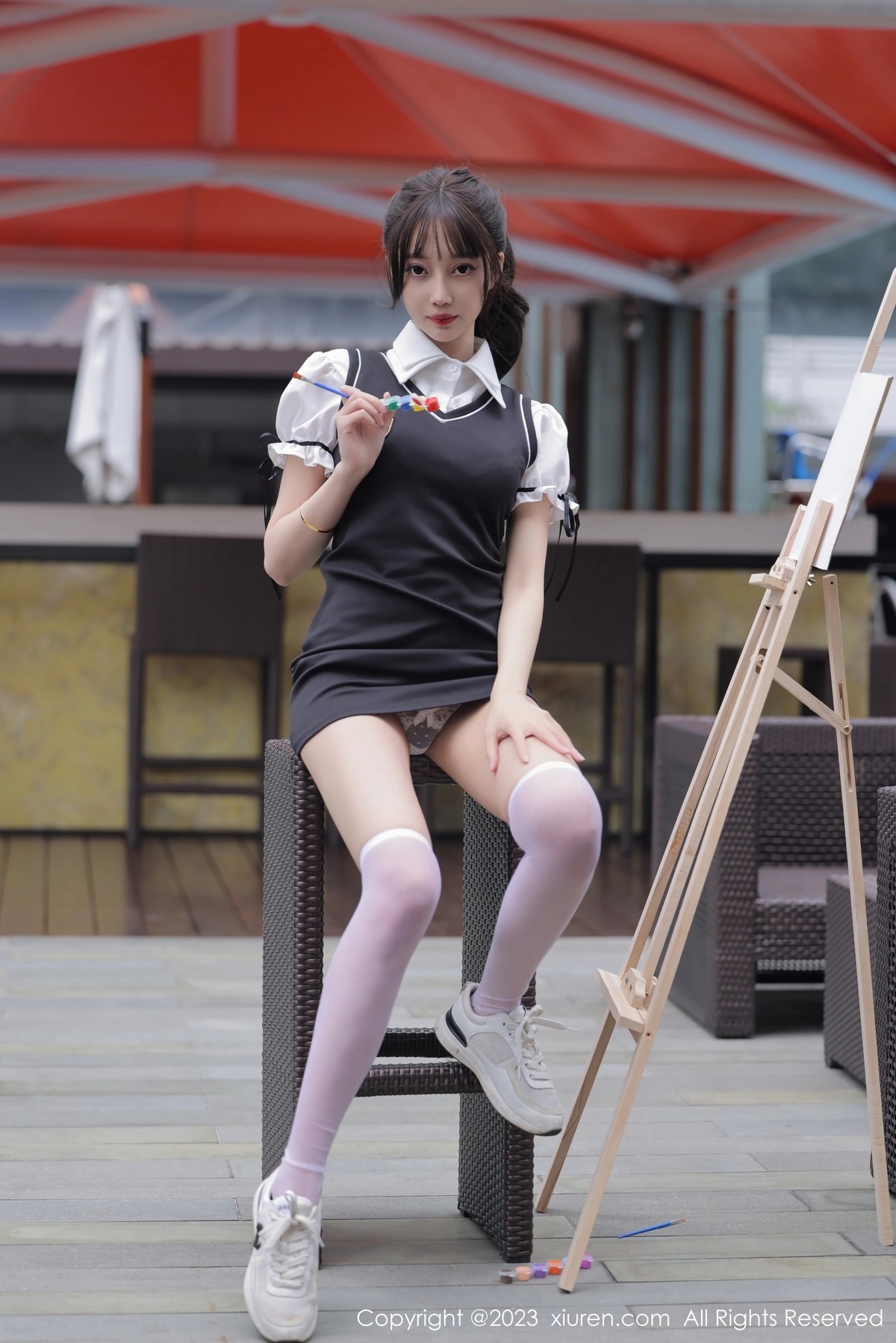 [XiuRen]高清写真图 2023.06.09 No.6889 玥儿玥er 丝袜美腿