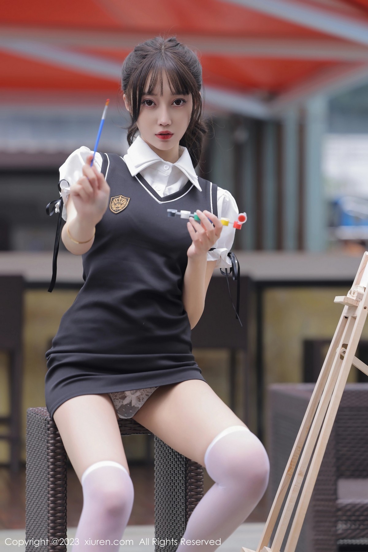 [XiuRen]高清写真图 2023.06.09 No.6889 玥儿玥er 丝袜美腿