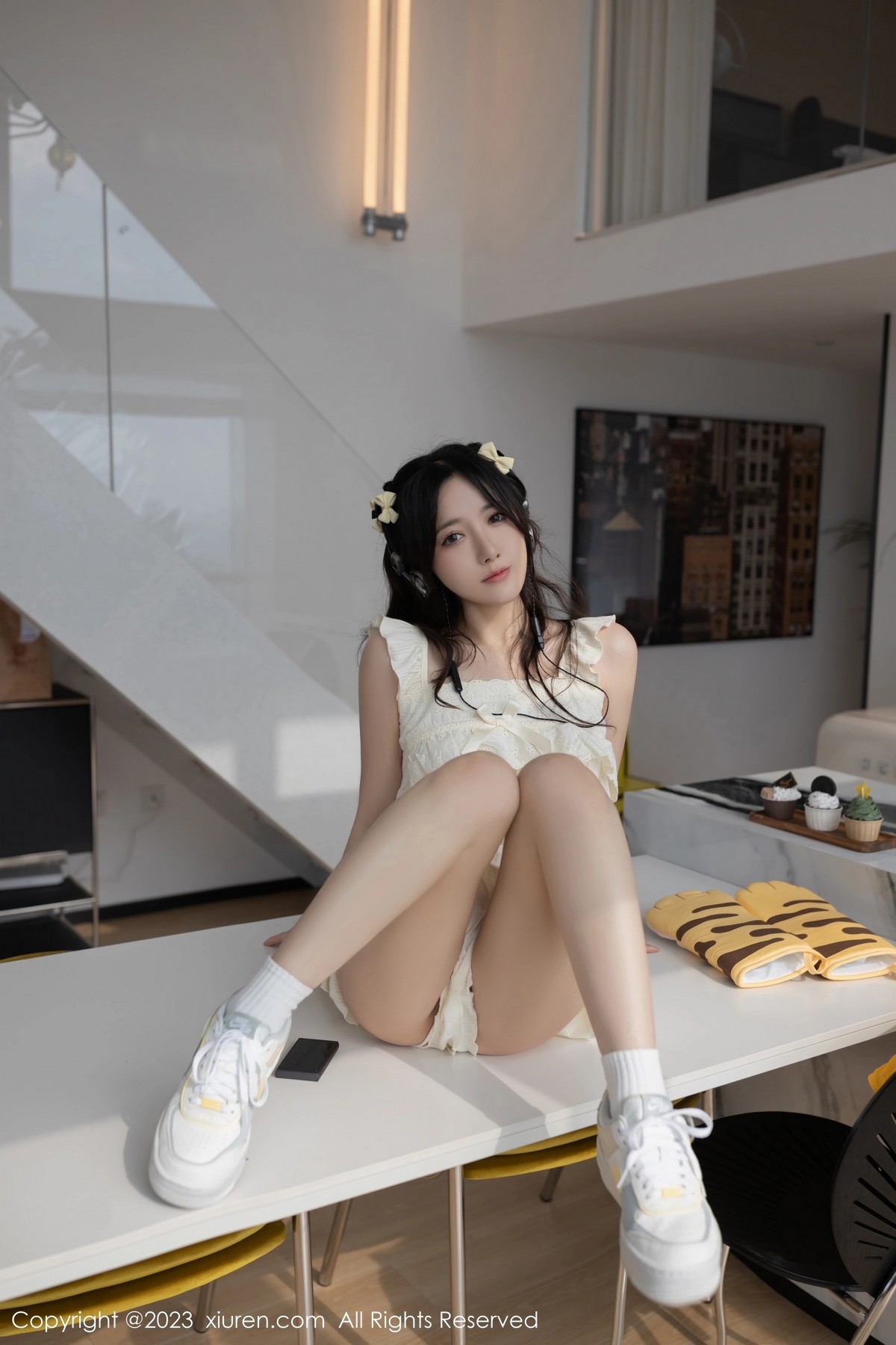 [XiuRen]高清写真图 2023.04.21 No.6615 鱼子酱Fish 清爽美腿