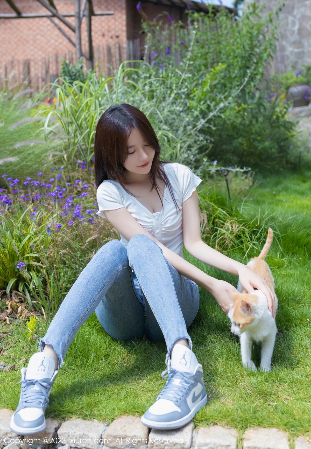 [XiuRen]高清写真图 2023.08.18 No.7254 鱼子酱Fish 牛仔裤美腿