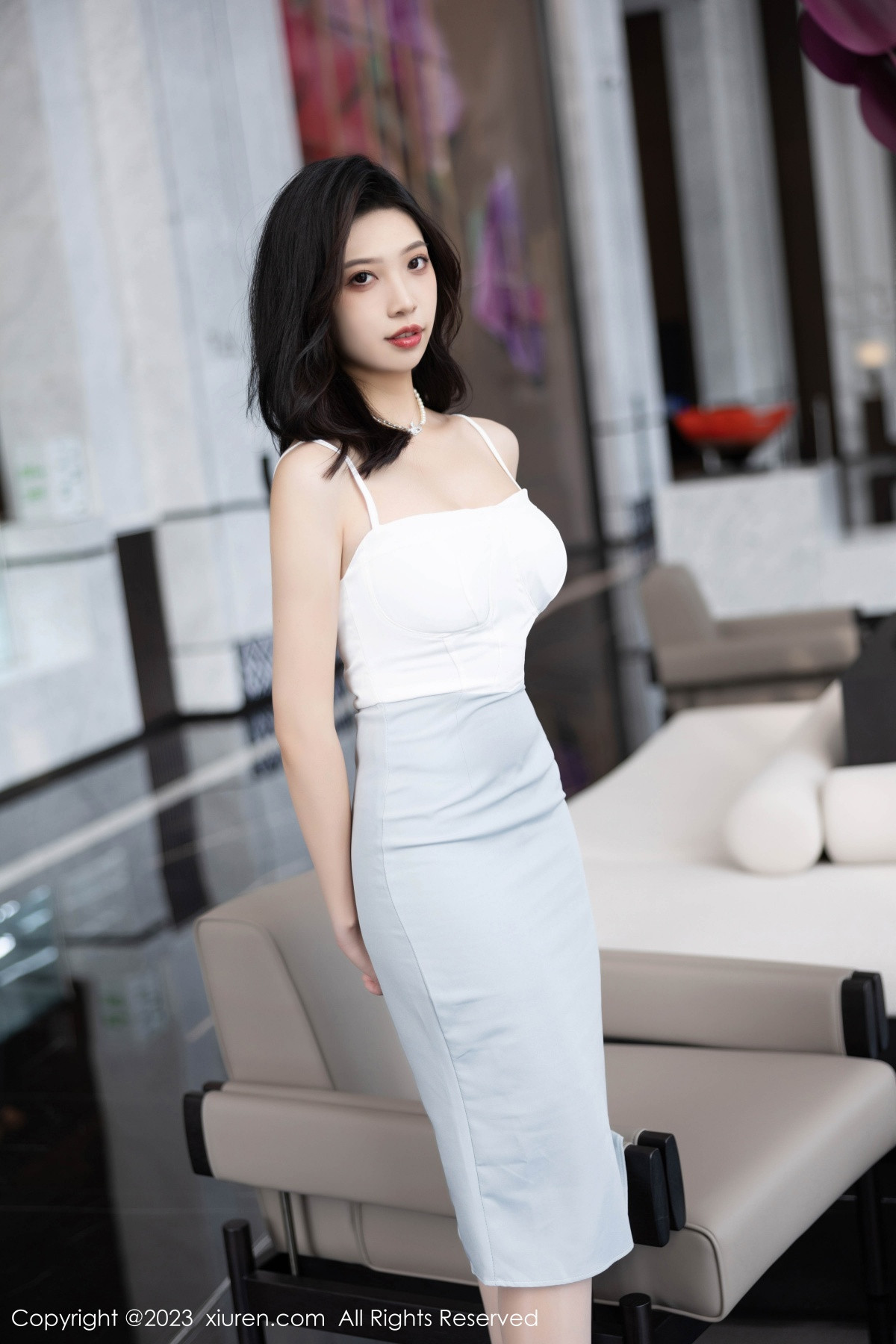 [XiuRen]高清写真图 2023.06.12 No.6898 郑颖姗Bev 丝袜美腿