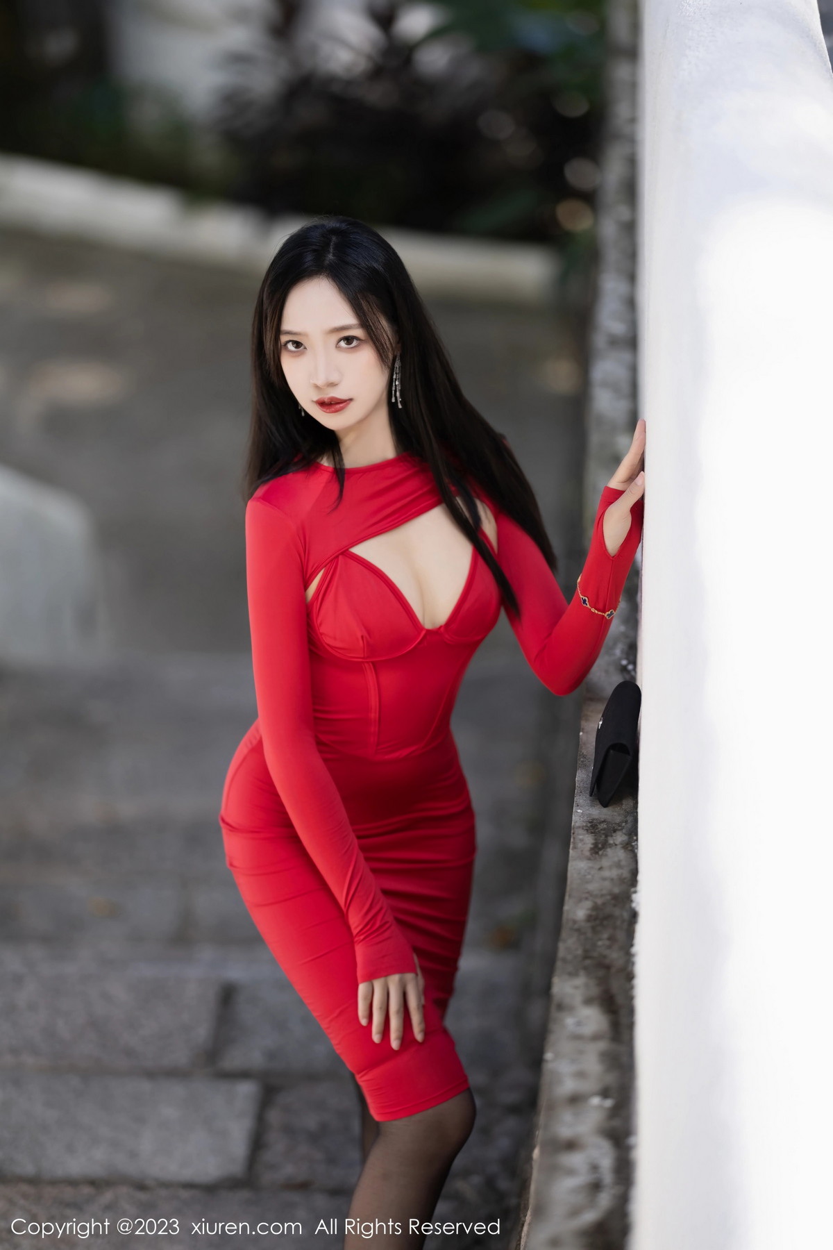 [XiuRen]高清写真图 2023.08.07 No.7194 郑颖姗Bev 黑丝美腿
