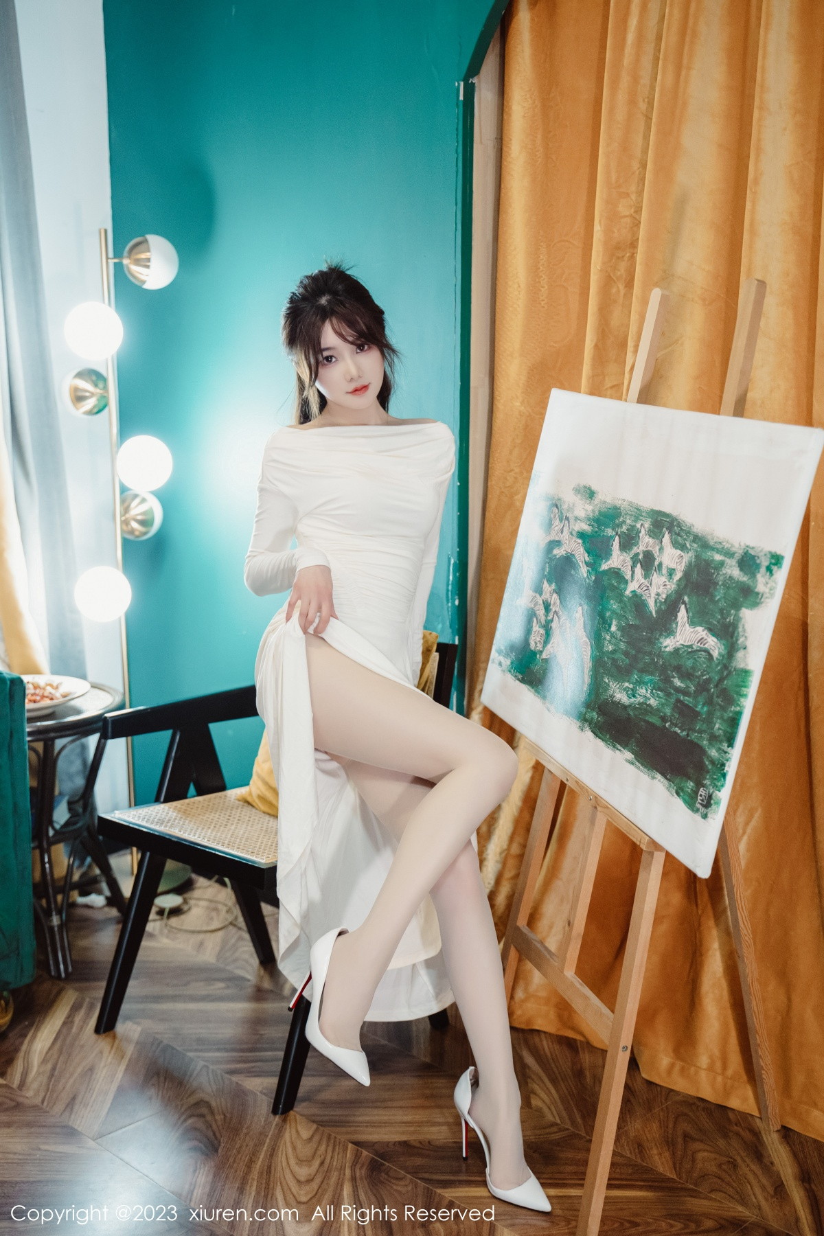[XiuRen]高清写真图 2023.01.29 No.6182 婠婠么 丝袜美腿