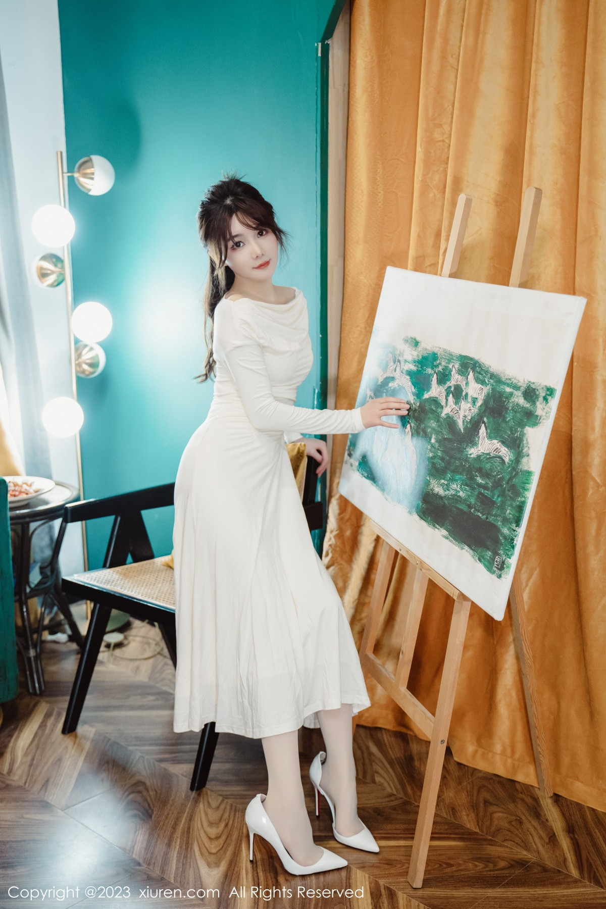 [XiuRen]高清写真图 2023.01.29 No.6182 婠婠么 丝袜美腿