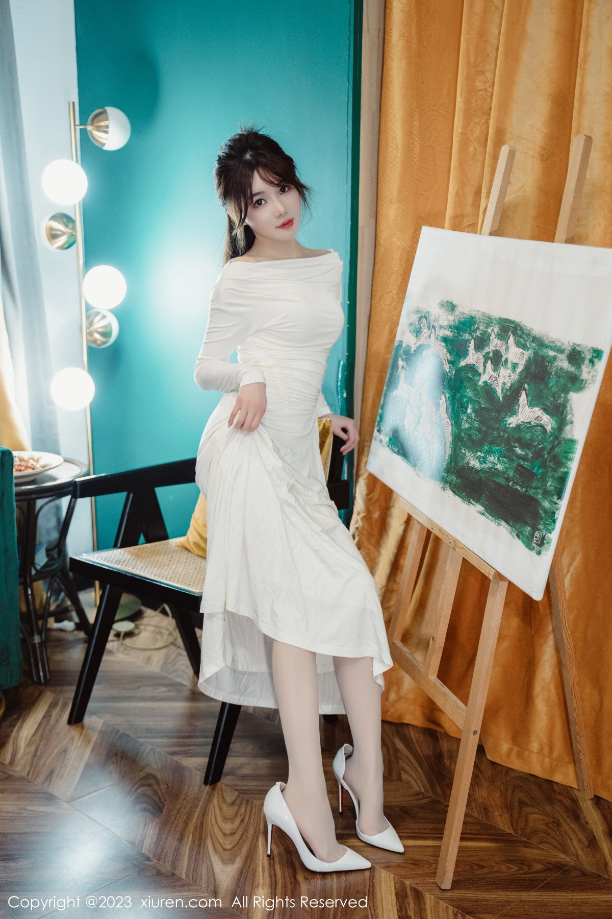 [XiuRen]高清写真图 2023.01.29 No.6182 婠婠么 丝袜美腿
