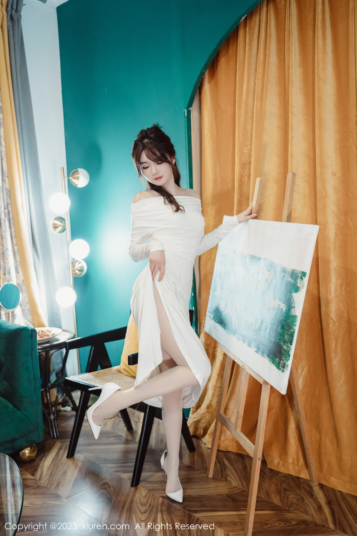 [XiuRen]高清写真图 2023.01.29 No.6182 婠婠么 丝袜美腿