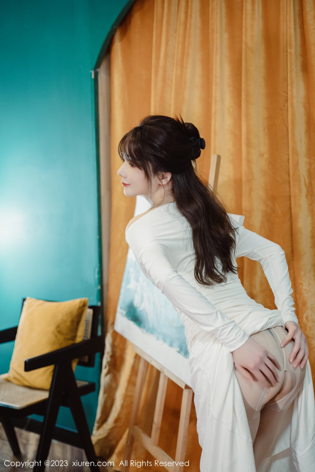 [XiuRen]高清写真图 2023.01.29 No.6182 婠婠么 丝袜美腿
