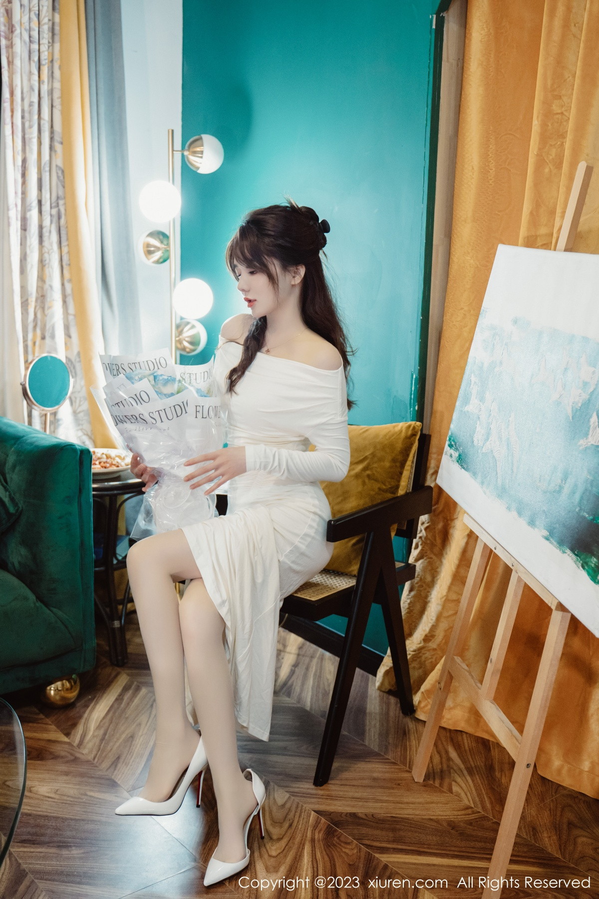 [XiuRen]高清写真图 2023.01.29 No.6182 婠婠么 丝袜美腿
