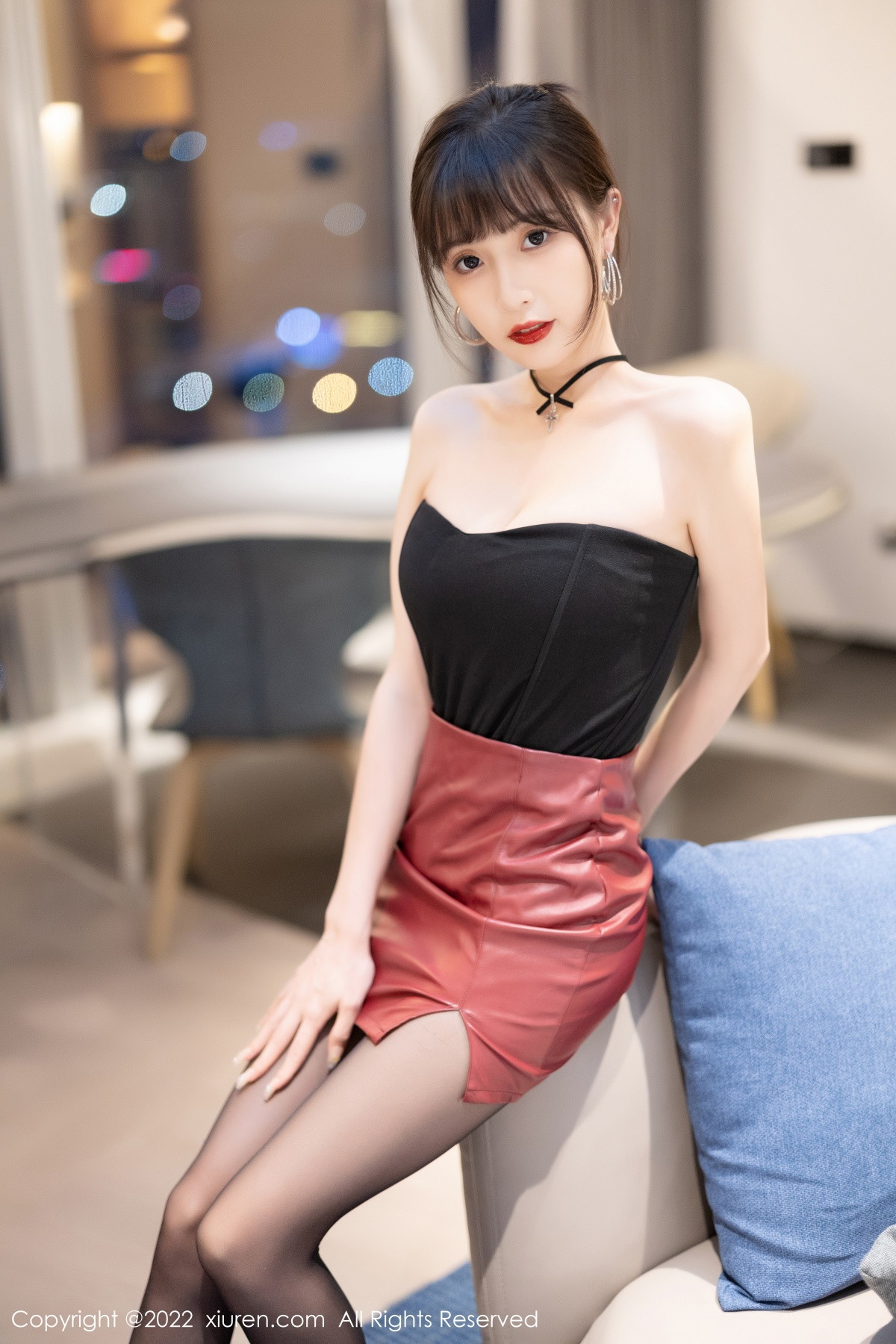 [XiuRen]高清写真图 2022.11.09 No.5831 林星阑 黑丝美腿