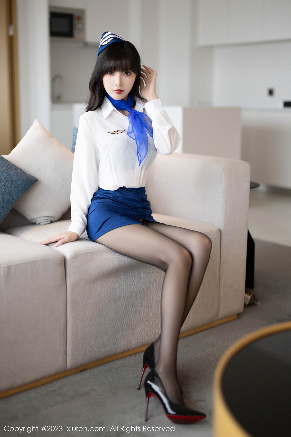 [XiuRen]高清写真图 2023.09.06 No.7347 林星阑 黑丝美腿