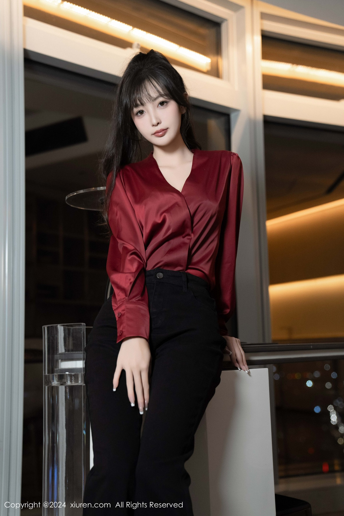 [XiuRen]高清写真图 2024.10.16 No.9299 林星阑 黑丝美腿