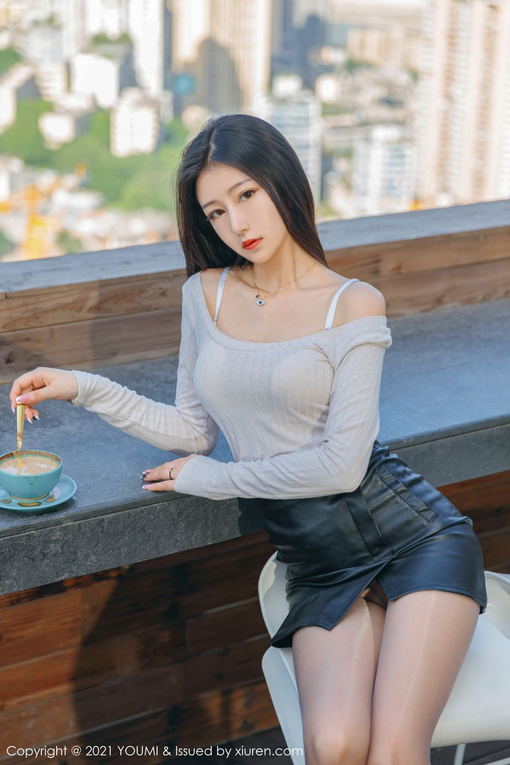 新人妹子熊小诺 小皮裙楚楚动人