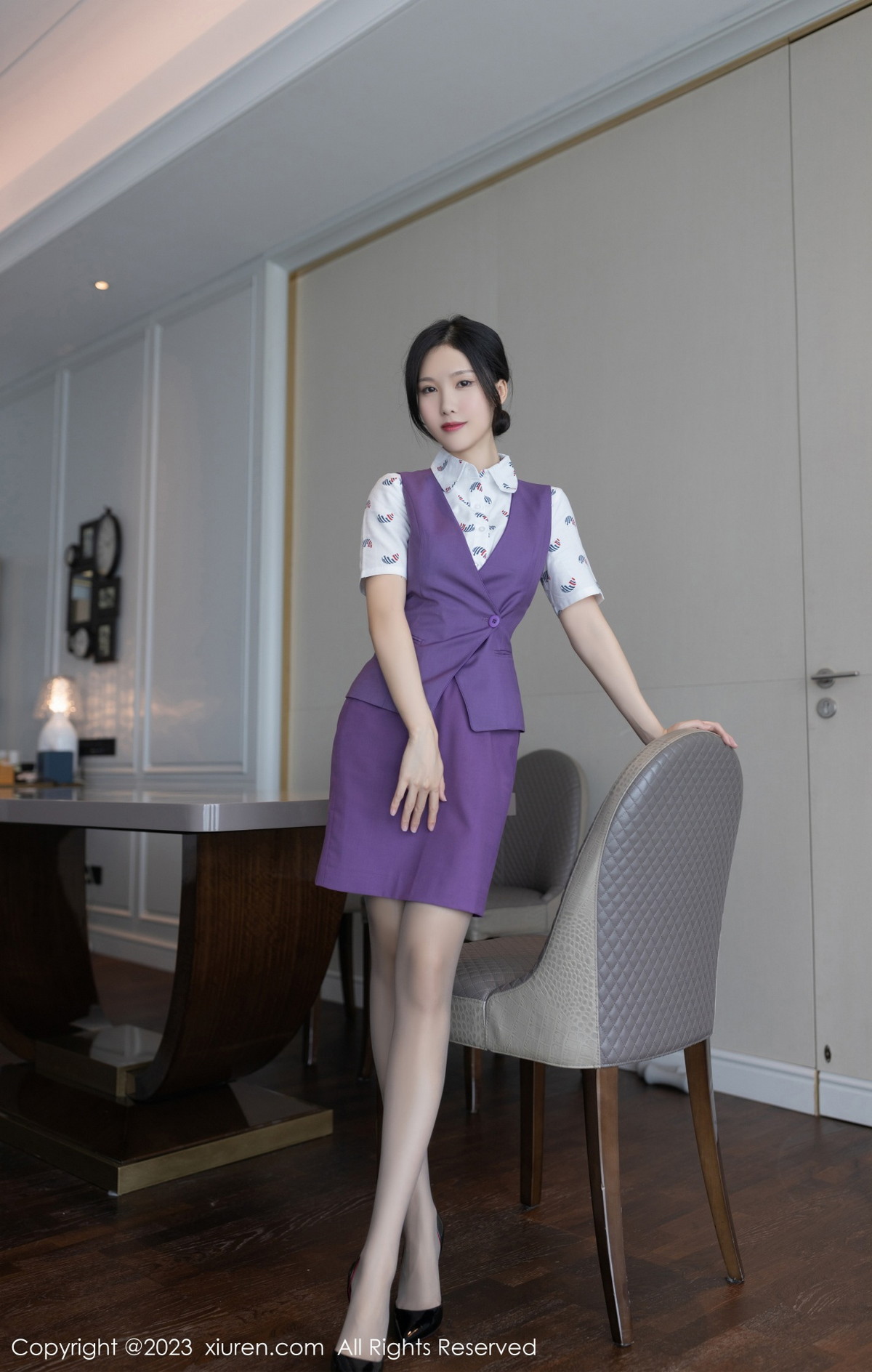 [XiuRen]高清写真图 2023.01.04 No.6084 利世 空姐制服