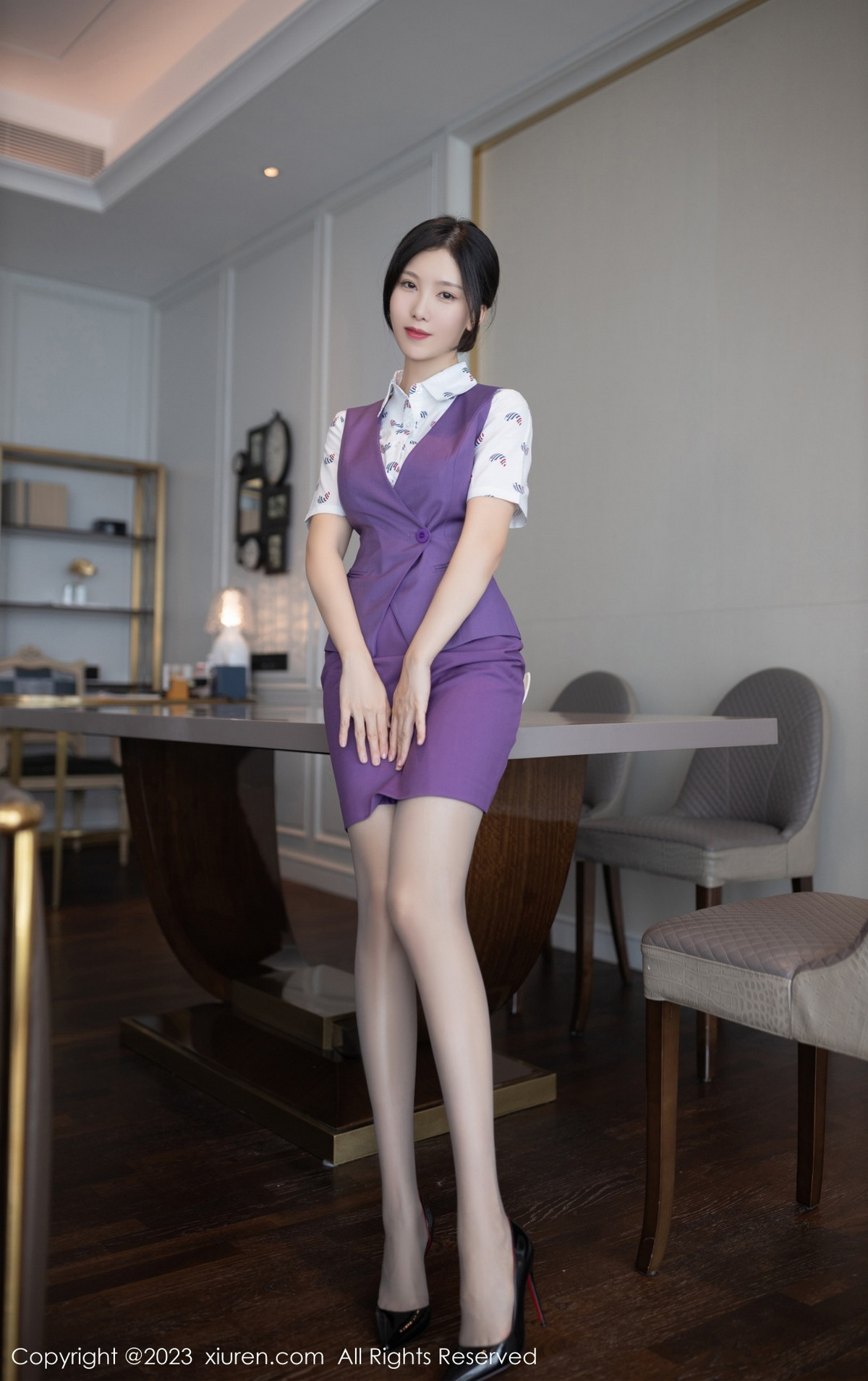 [XiuRen]高清写真图 2023.01.04 No.6084 利世 空姐制服