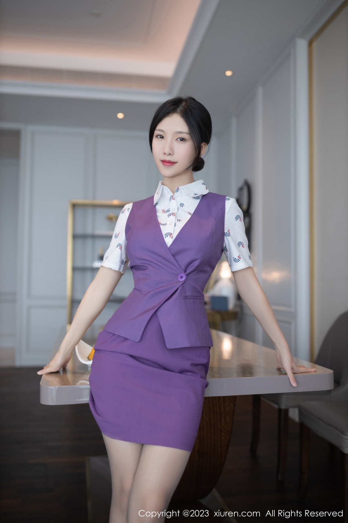 [XiuRen]高清写真图 2023.01.04 No.6084 利世 空姐制服