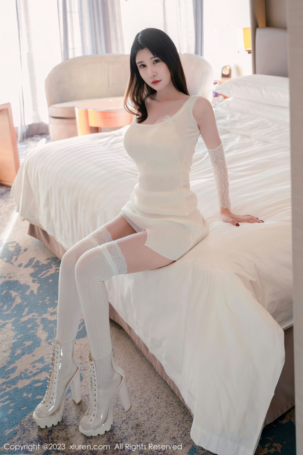 [XiuRen]高清写真图 2023.01.13 No.6128 夏沫沫tifa 丝袜美腿