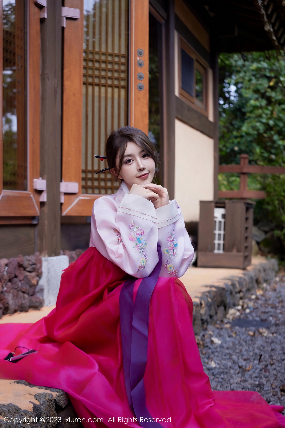 [XiuRen]高清写真图 2023.10.18 No.7522 tina_甜仔 济州岛旅拍