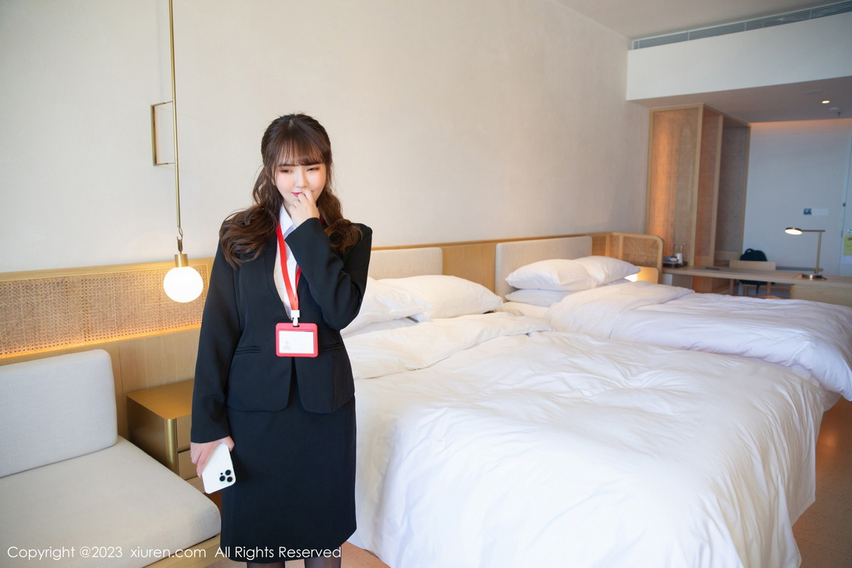 [XiuRen]高清写真图 2023.01.31 No.6197 张思允Nice 黑丝美臀