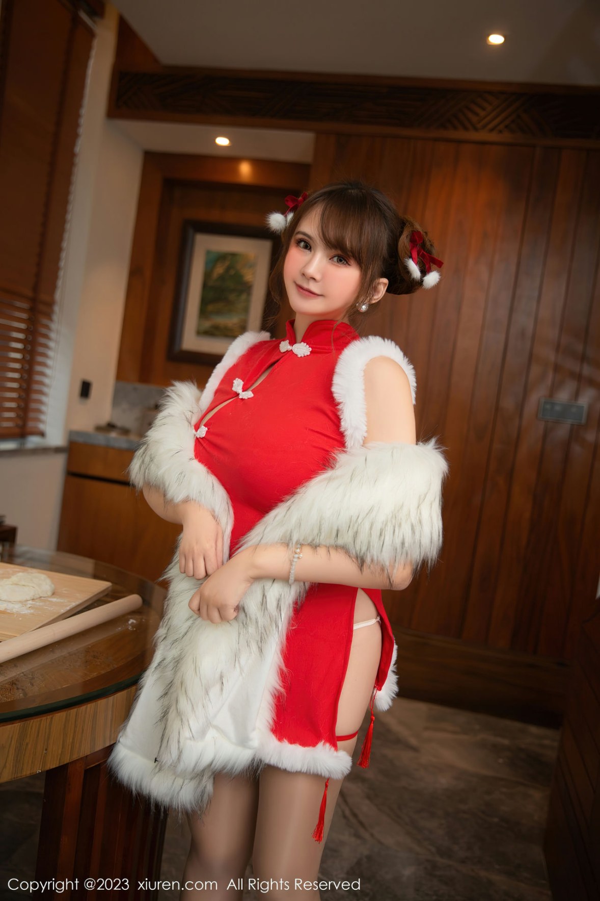 [XiuRen]高清写真图 2023.02.09 No.6242 张思允Nice 喜庆美臀