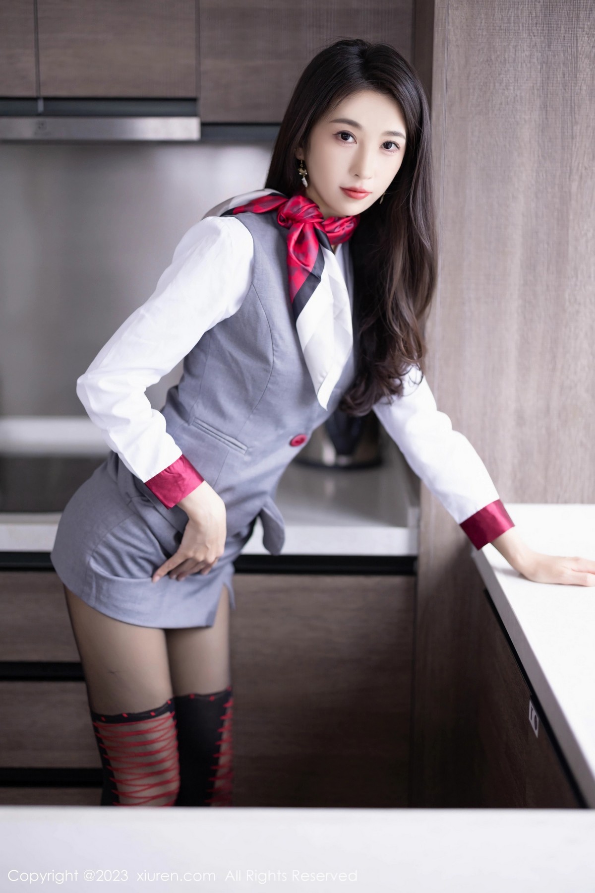 [XiuRen]高清写真图 2023.06.25 No.6967 林乐一 黑丝美腿