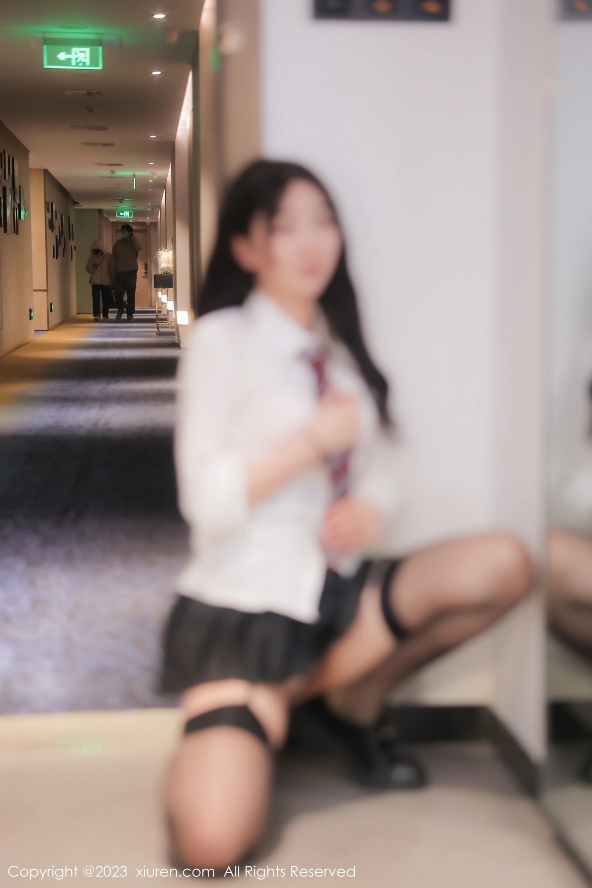 [XiuRen]高清写真图 2023.03.02 No.6350 江真真 短裙美臀
