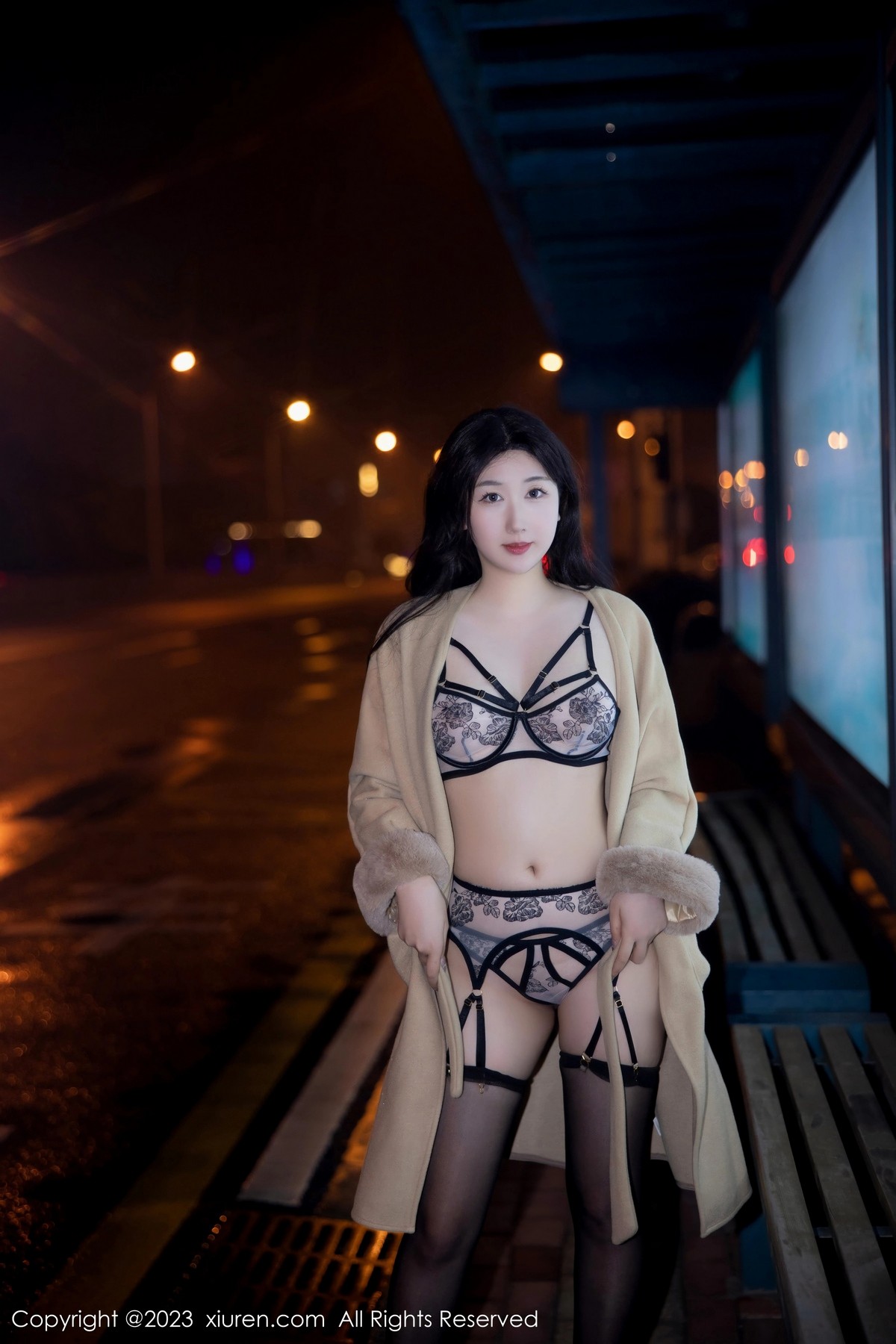 [XiuRen]高清写真图 2023.03.16 No.6424 江真真 黑丝美臀