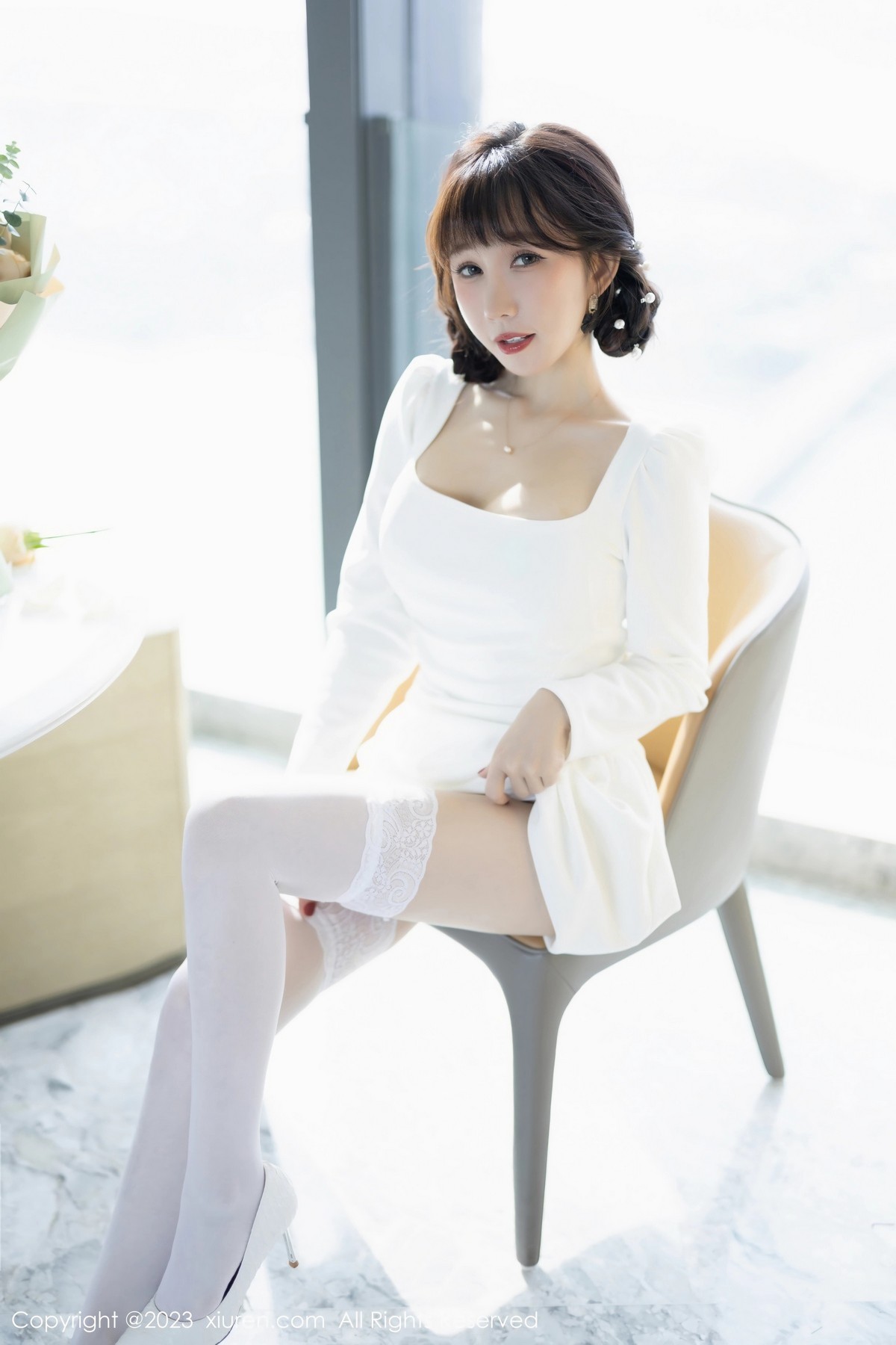 [XiuRen]高清写真图 2023.04.06 No.6528 波巧酱 丝袜美腿