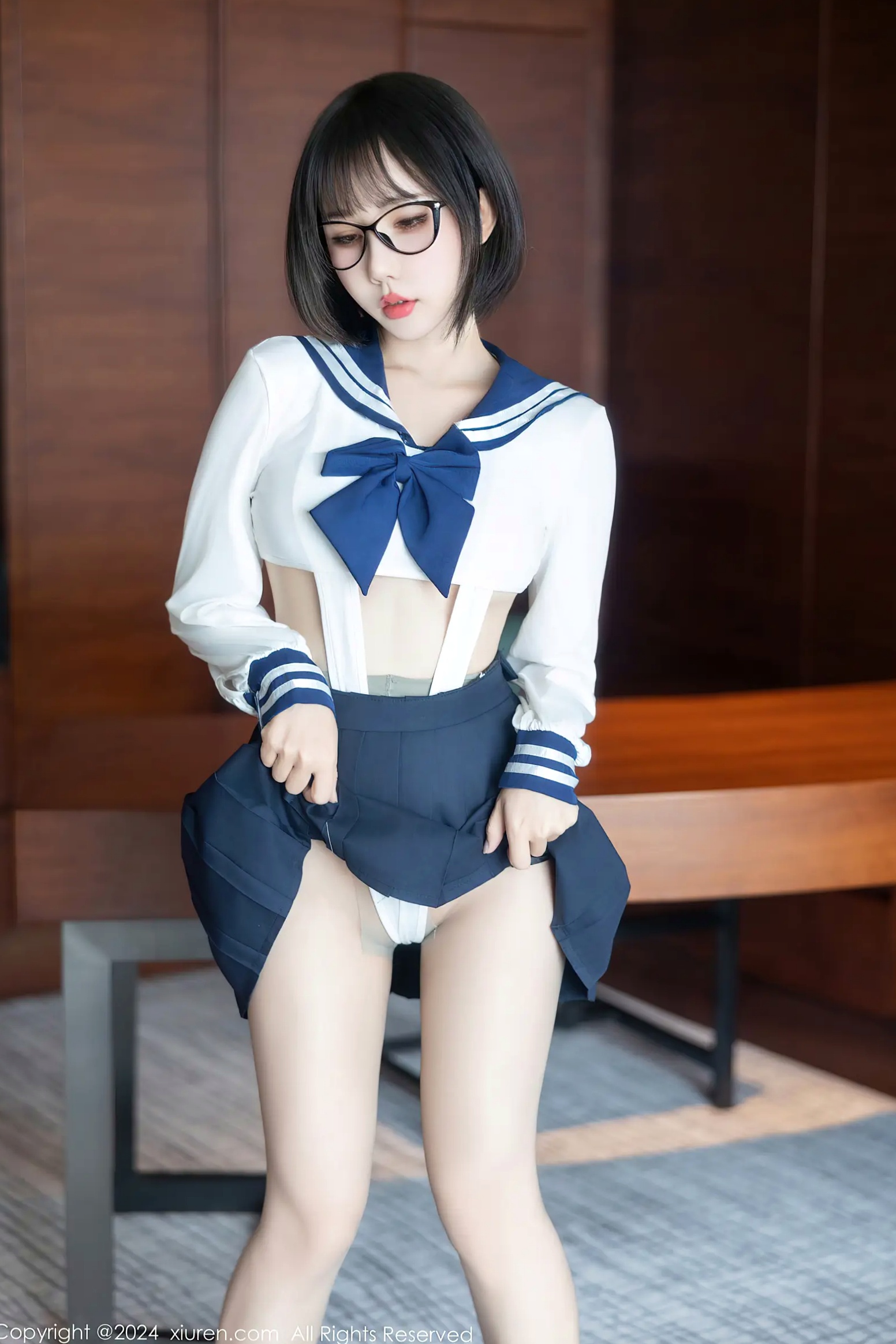 小蛮妖 波巧酱 职场制服诱惑 私房黑丝美腿写真 [97P]