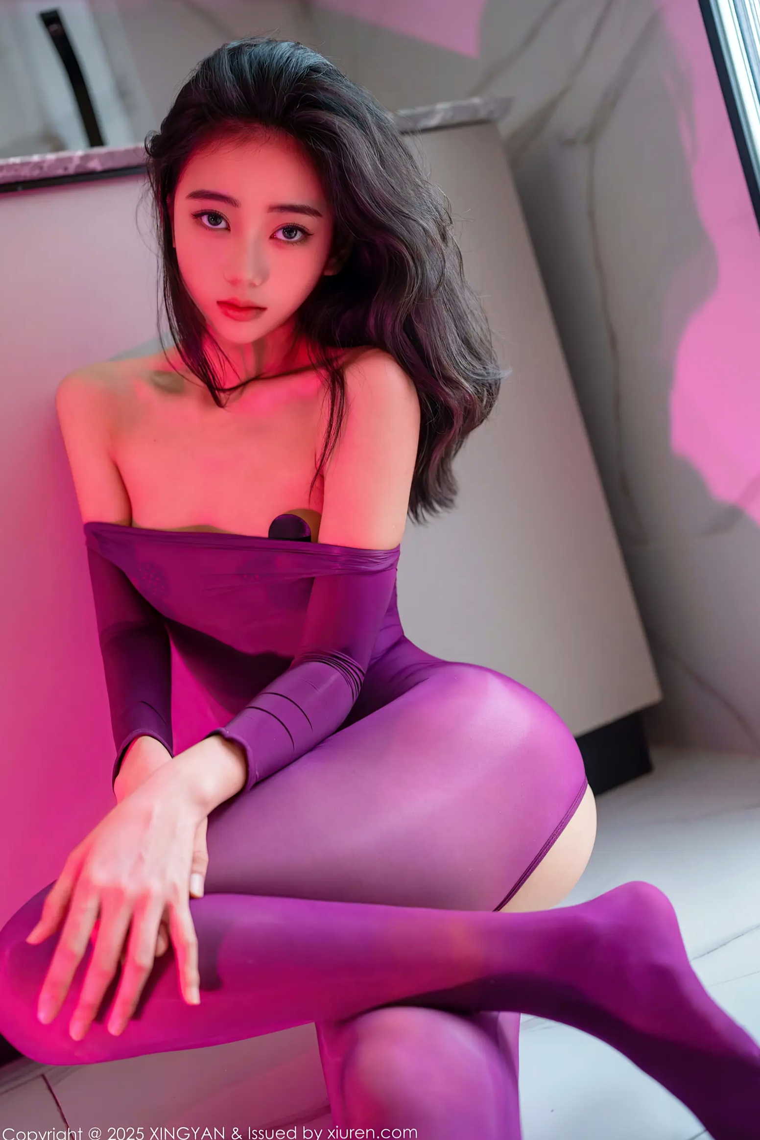 [XINGYAN]星颜社 2025.07.02 Vol.363 时安安：深色紧身衣浴室湿身大尺度写真