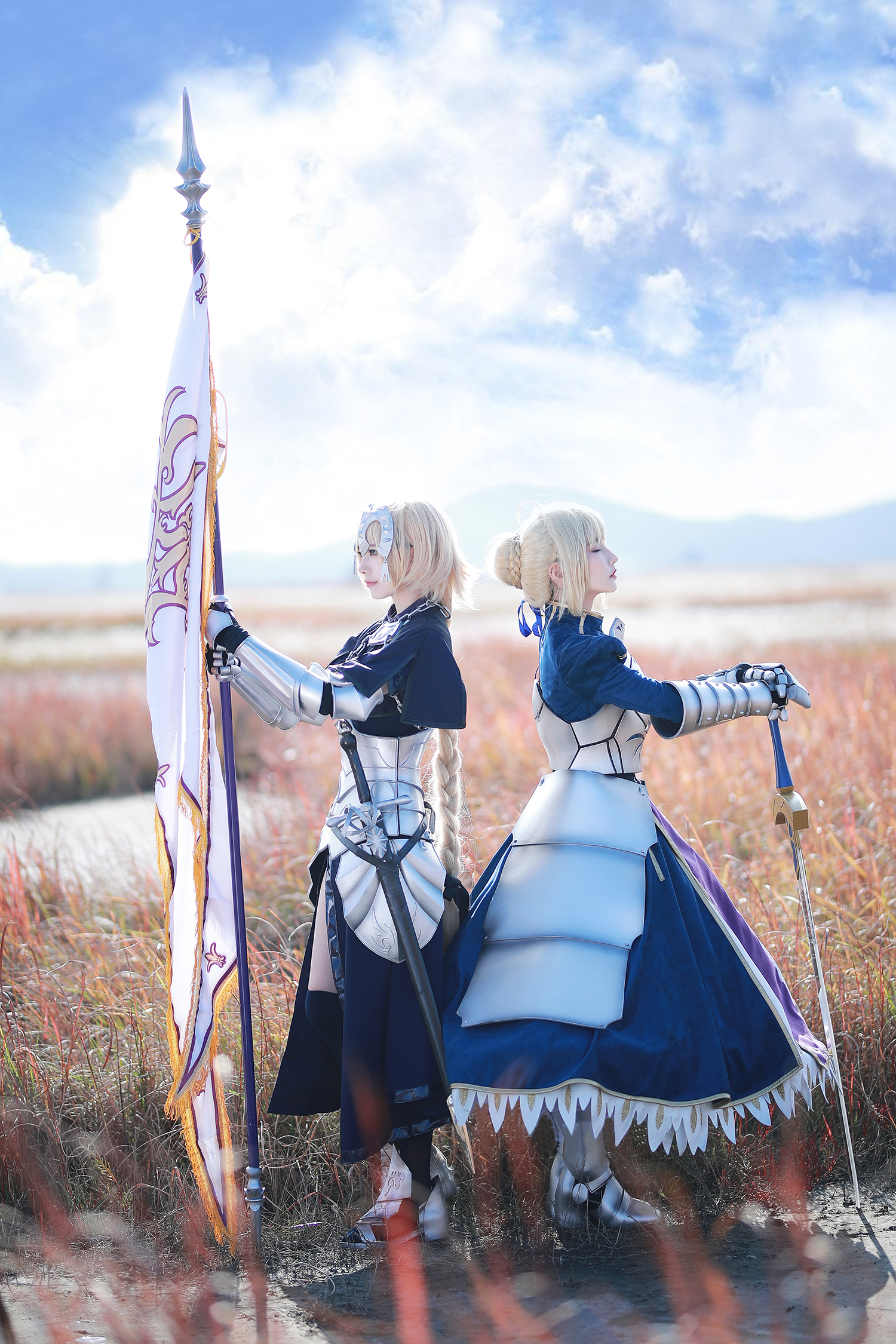 FGO Fate/Grand Order阿尔托莉雅与圣女贞德Cosplay